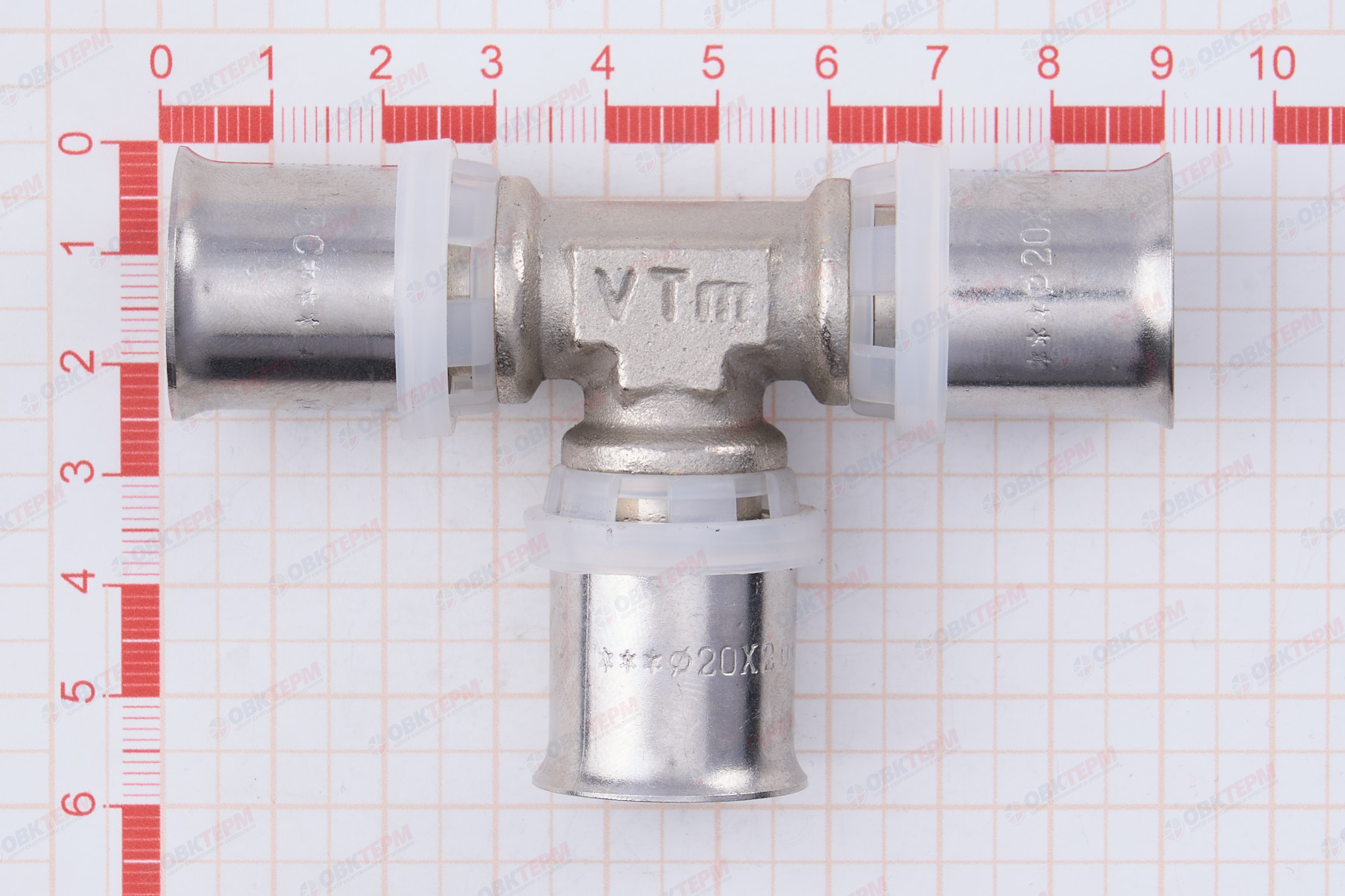 Тройник  пресс  Valtec 20      (5уп/45ящ) - миниатюра №8