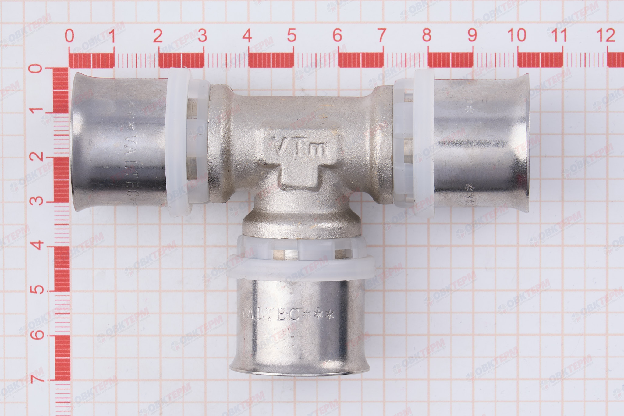 Тройник  пресс  Valtec 26      (5уп/25ящ) - миниатюра №8
