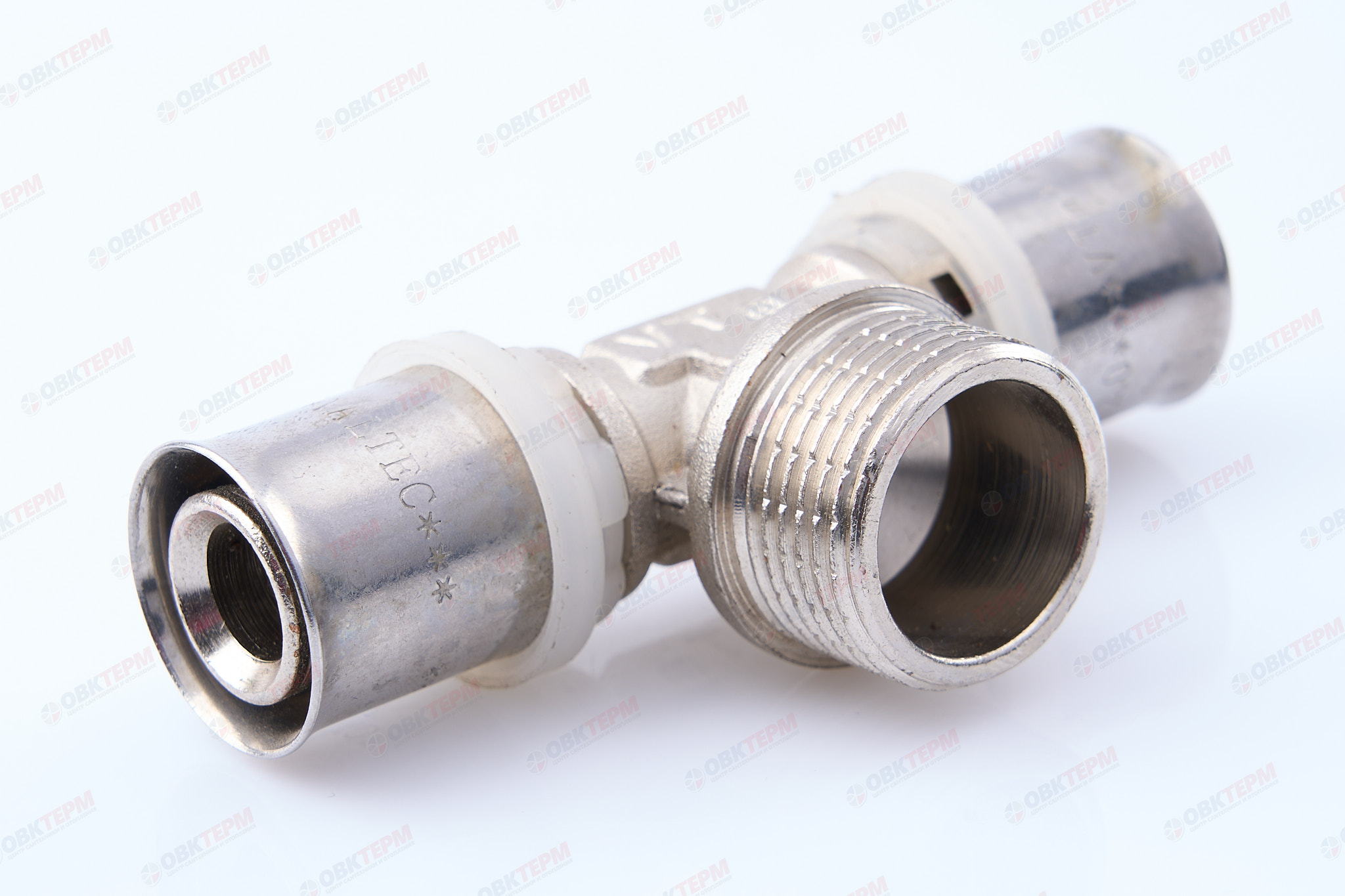Тройник  пресс с переходом на нар. р. Valtec 20*3/4*20    (10шт) - Изображение №1