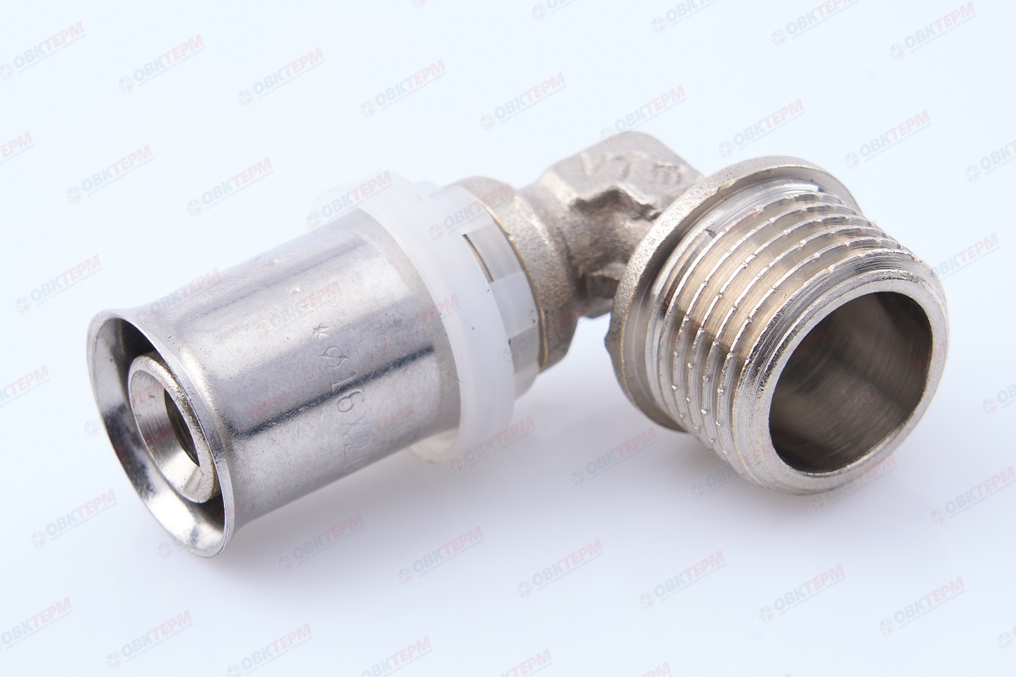 Угольник  пресс с перех. на наруж. р. Valtec 16*1/2     (10уп/150ящ) - Изображение №1