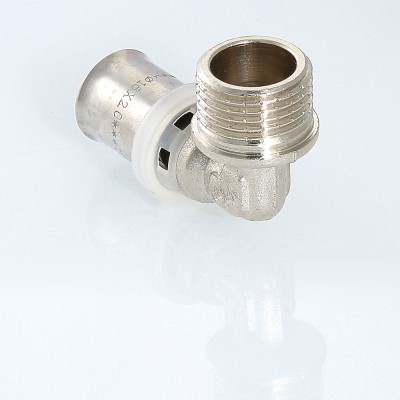 Угольник  пресс с перех. на наруж. р. Valtec 20*3/4     (10уп/90ящ) - Изображение №3