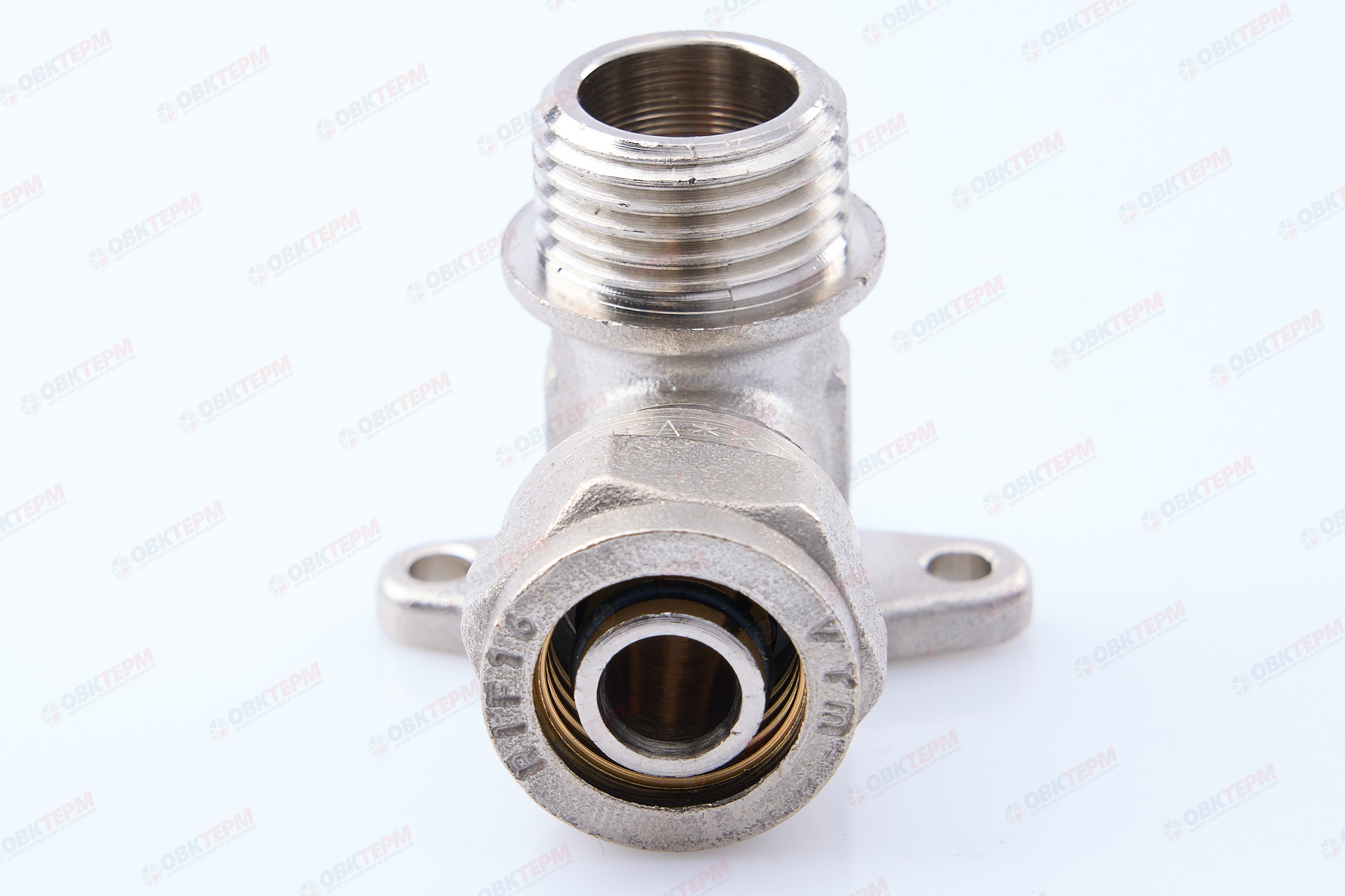 Водорозетка  обжимная  Valtec 16 * 1/2"    наруж       (10уп/90ящ) - миниатюра №7
