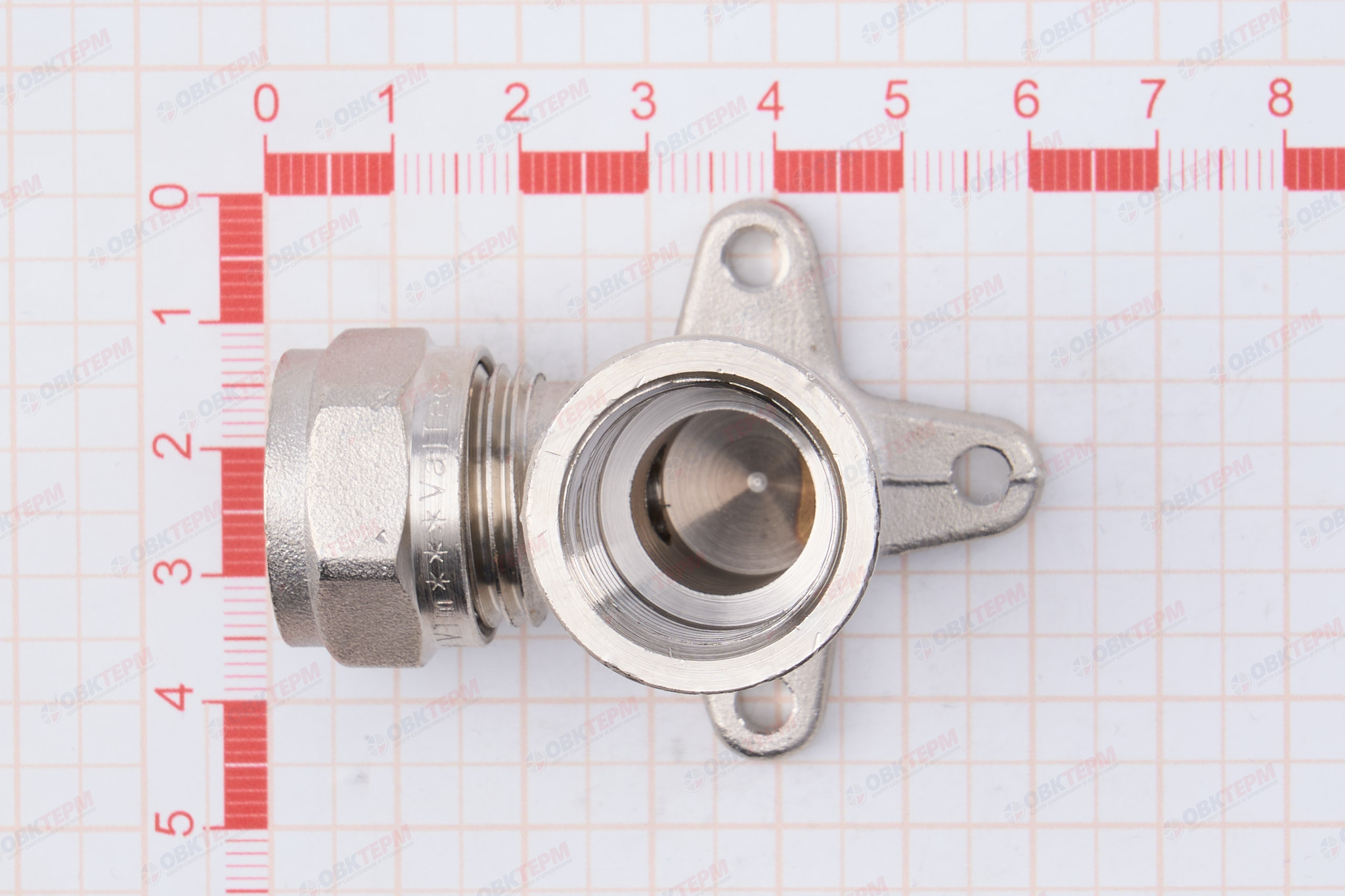 Водорозетка  обжимная  Valtec 16 * 1/2"   внутрь              (10уп/70ящ) - миниатюра №8