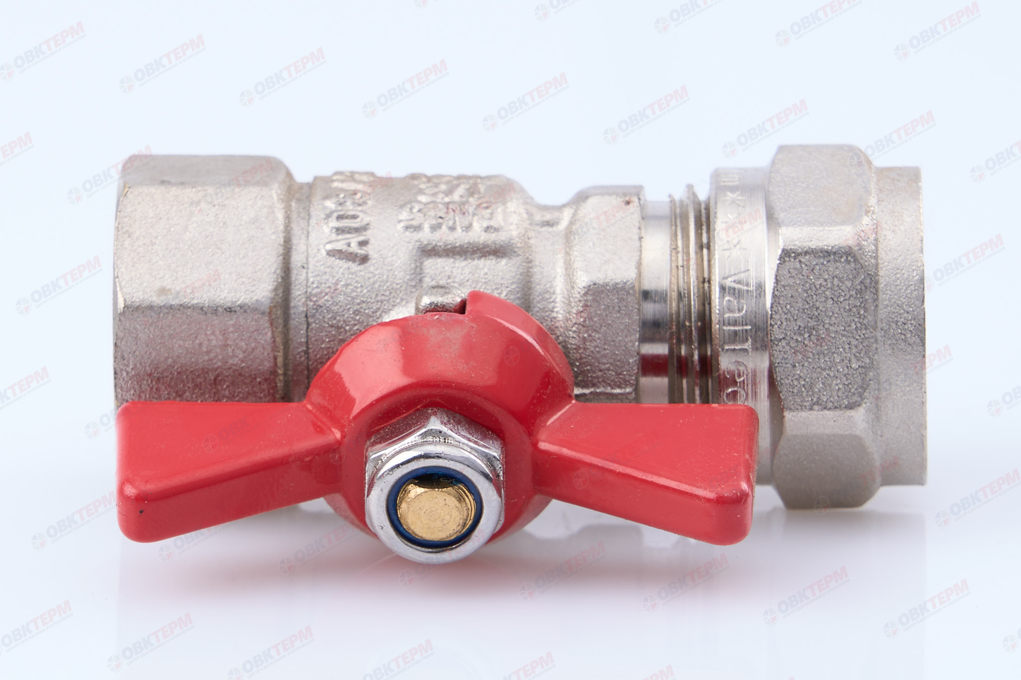 Кран шаровый  Valtec под обжим  16* 1/2"в  бабочка          (14шт) - миниатюра №9
