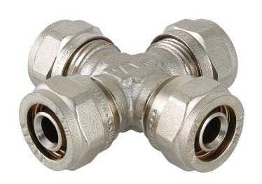 Крестовина  обжимная  Valtec 16                    (10уп/50ящ) - Изображение №4