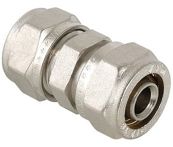 Соединитель  обжимной  Valtec 16              (10уп/140ящ) - Изображение №1
