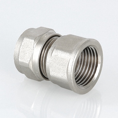 Соединитель  обжимной с переходом на вн. р Valtec 16*1/2          (10уп/180ящ) - Изображение №3