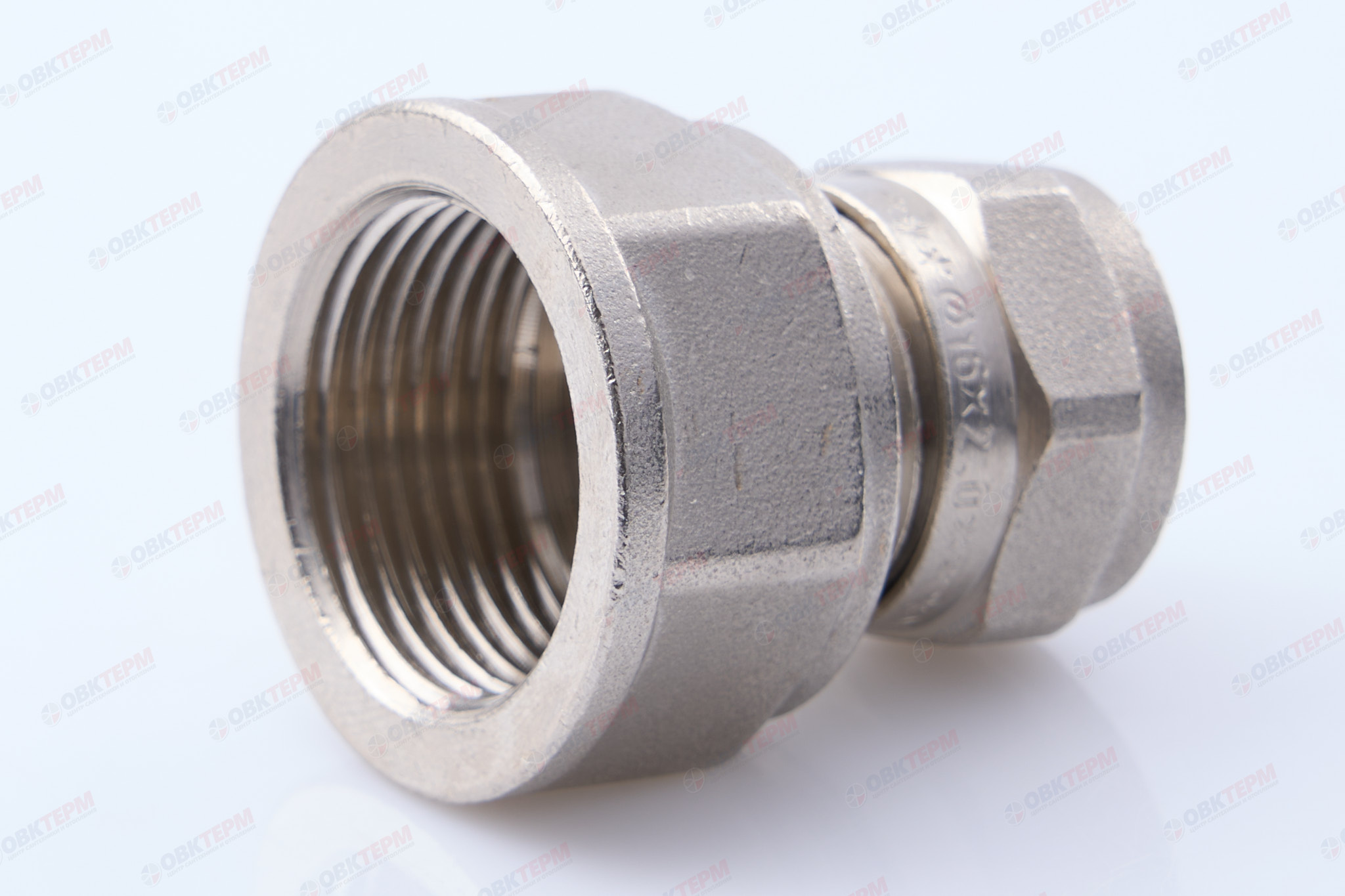 Соединитель  обжимной с переходом на вн. р Valtec 16*3/4         (10уп/120ящ) - Изображение №1