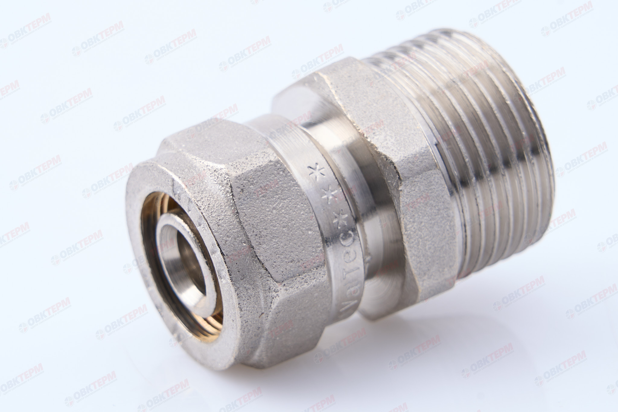 Соединитель  обжимной с переходом на н. р Valtec 16*3/4           (10уп/150ящ) - Изображение №1