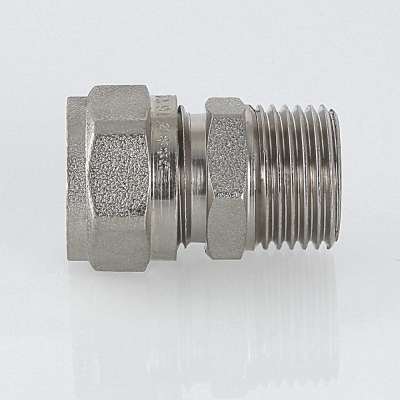 Соединитель  обжимной с переходом на н. р Valtec 20*3/4          (10уп/120ящ) - Изображение №4