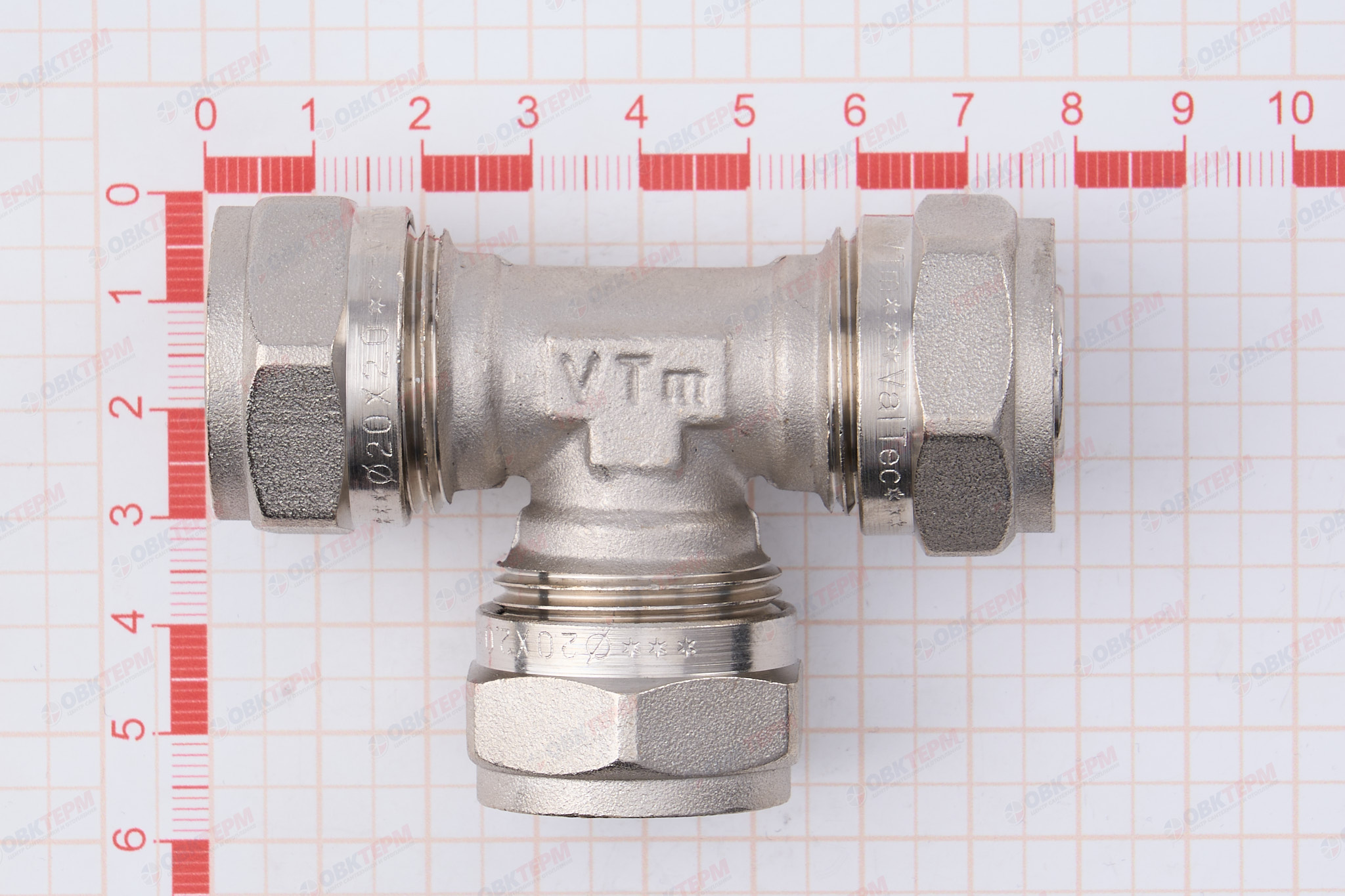 Тройник  обжимной  Valtec 20          (5уп/35ящ) - миниатюра №8