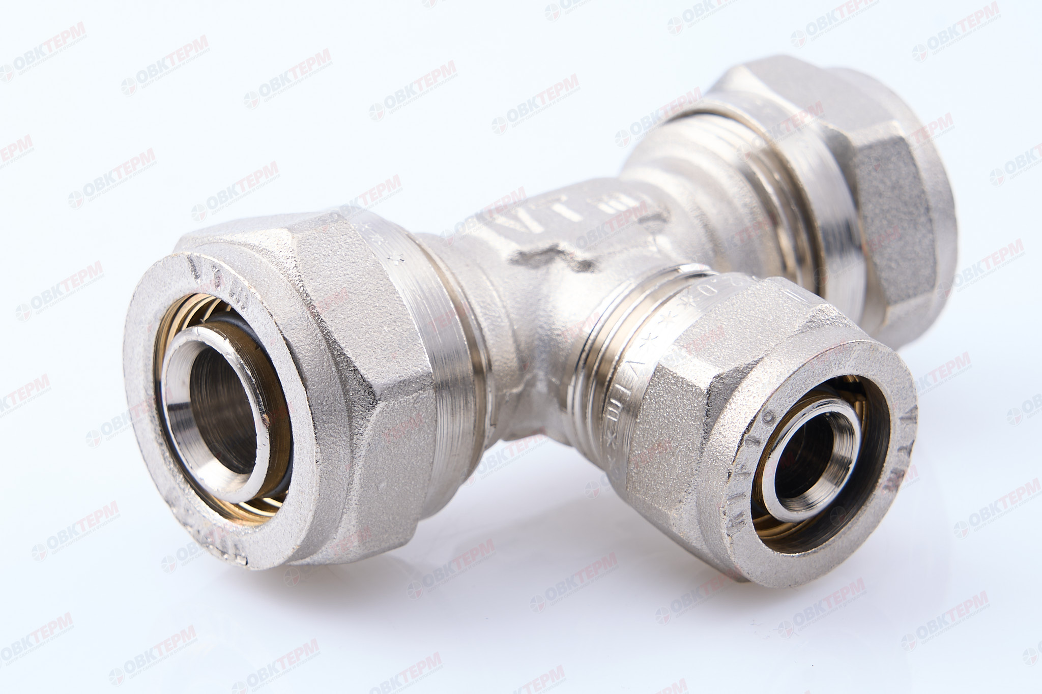 Тройник  обжимной  Valtec 20*16*20       (5уп/45ящ) - Изображение №1