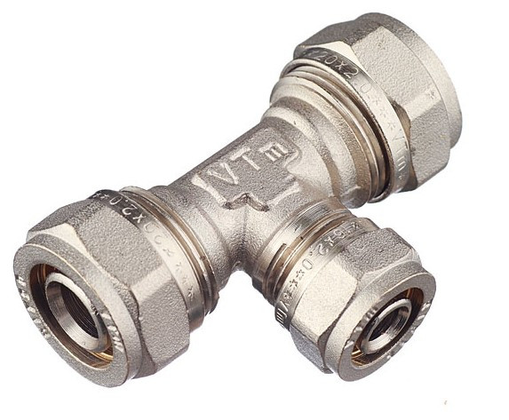 Тройник  обжимной  Valtec 20*16*20       (5уп/45ящ) - Изображение №3