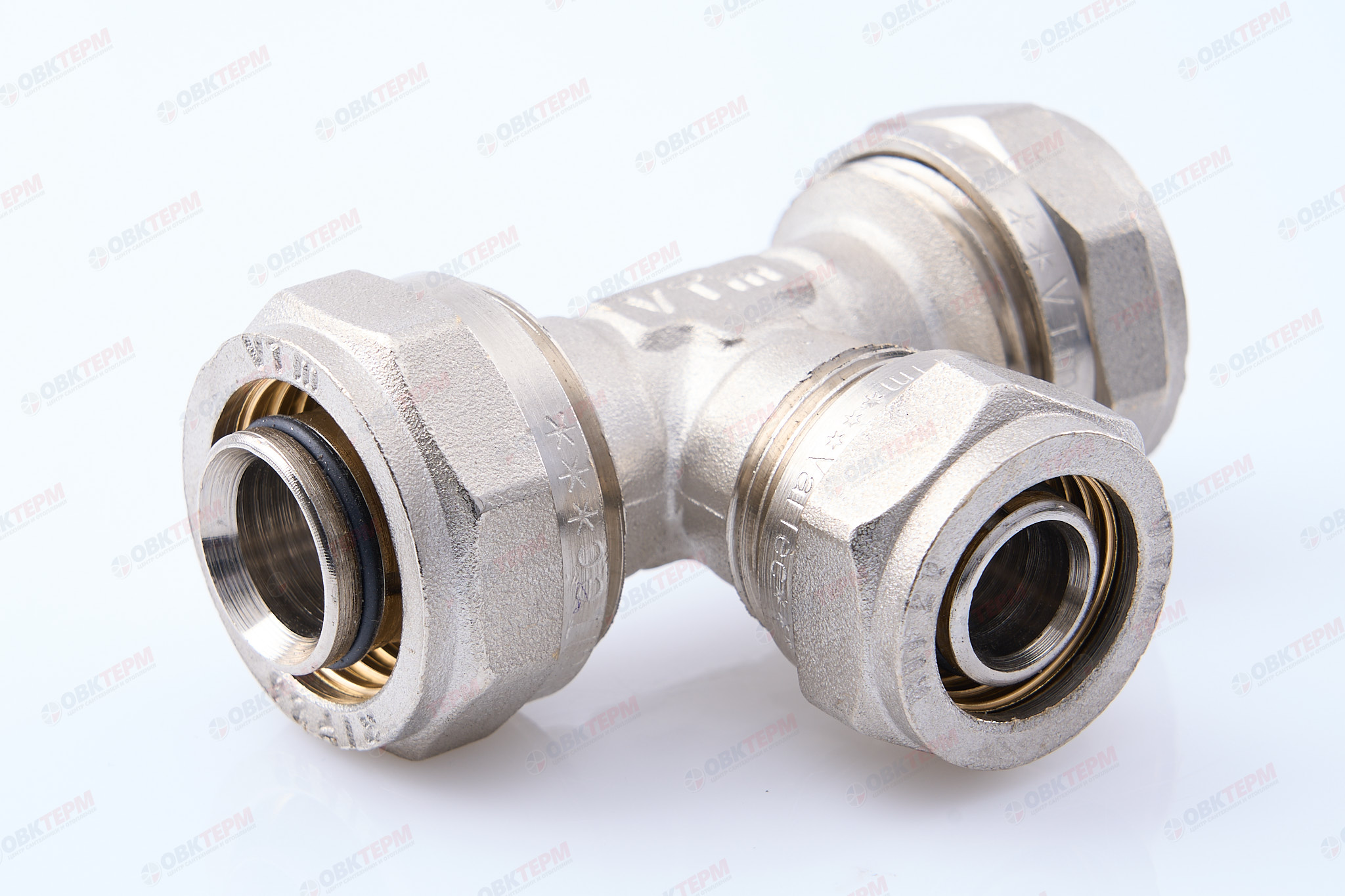 Тройник  обжимной  Valtec 26*20*26          (5уп/30ящ) - Изображение №1