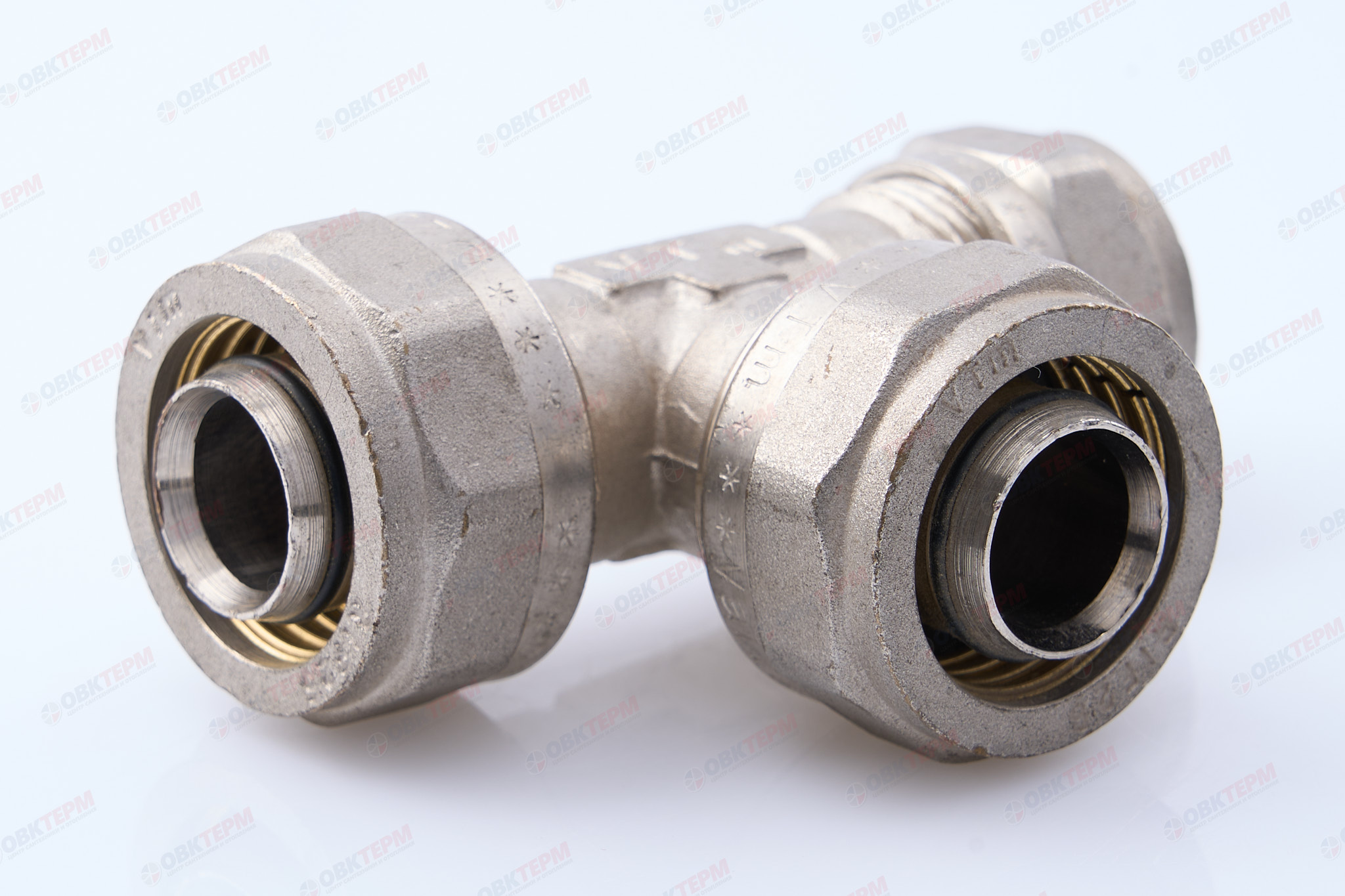 Тройник  обжимной  Valtec 26*26*20       (5уп/30ящ) - Изображение №1