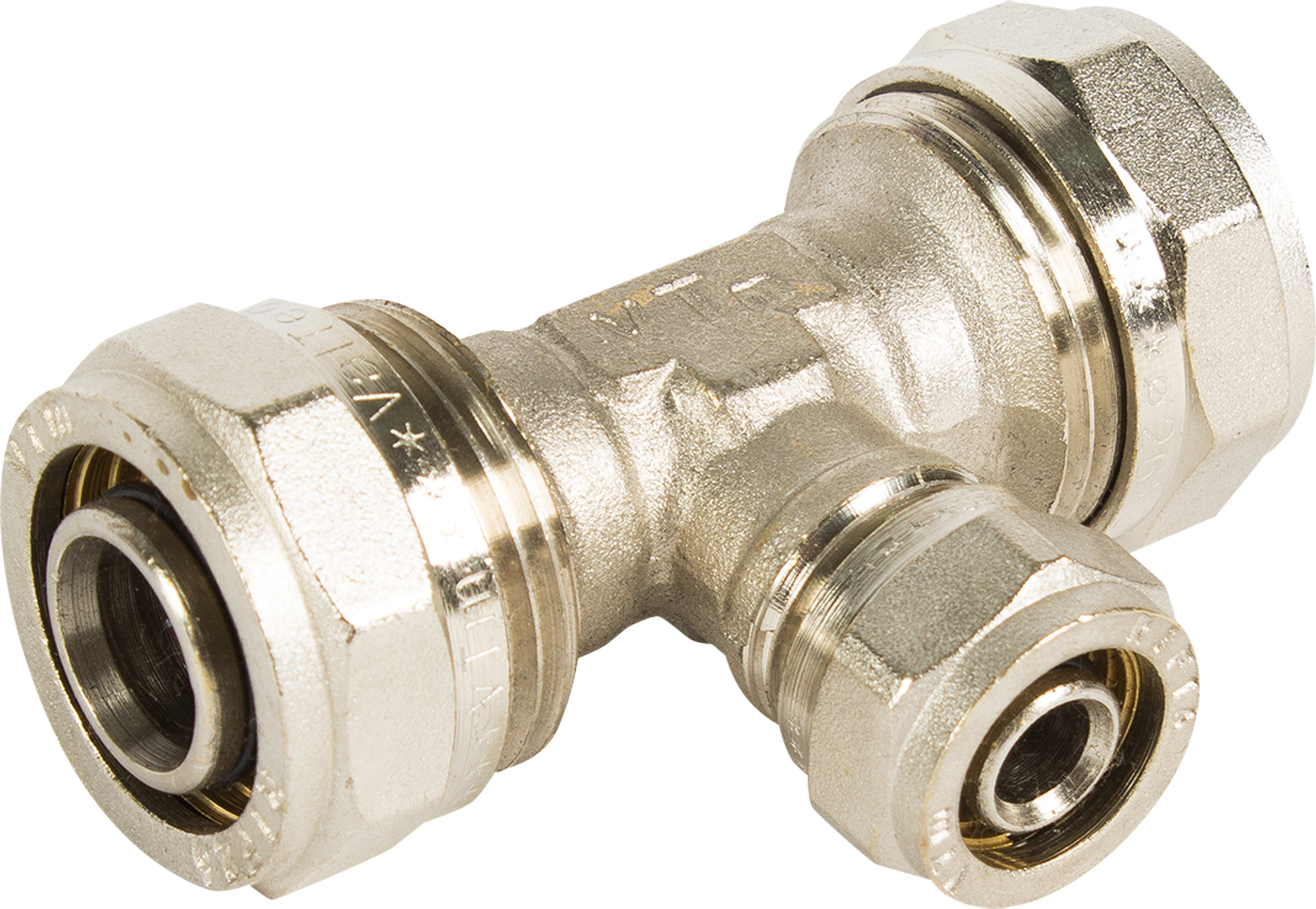 Тройник  обжимной  Valtec 32*20*32     (5уп/15ящ) - Изображение №2