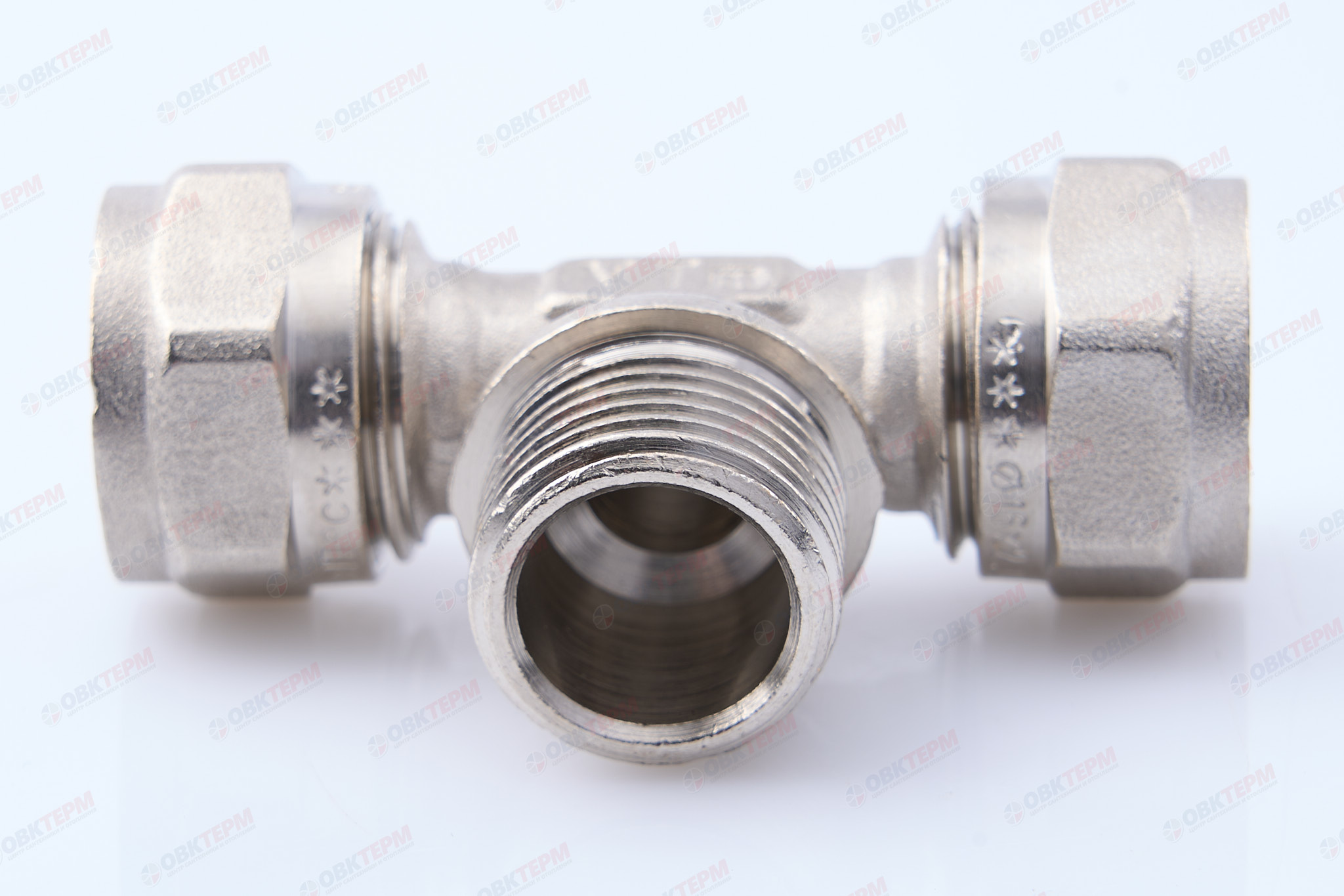 Тройник  обжимной  Valtec с переходом на нар. р. 16*1/2      (10уп/90ящ) - Изображение №4