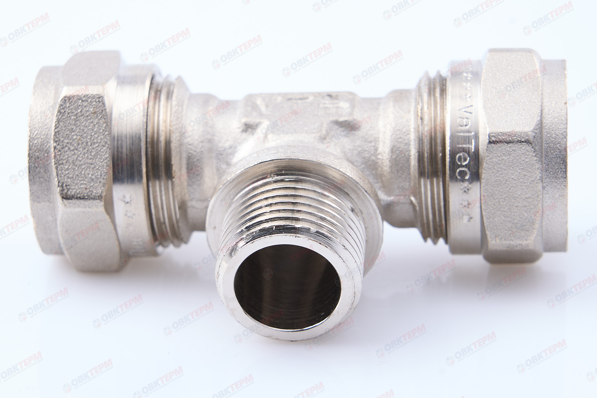 Тройник  обжимной  Valtec с переходом на нар. р. 20*1/2   (10уп/50ящ) - Изображение №4
