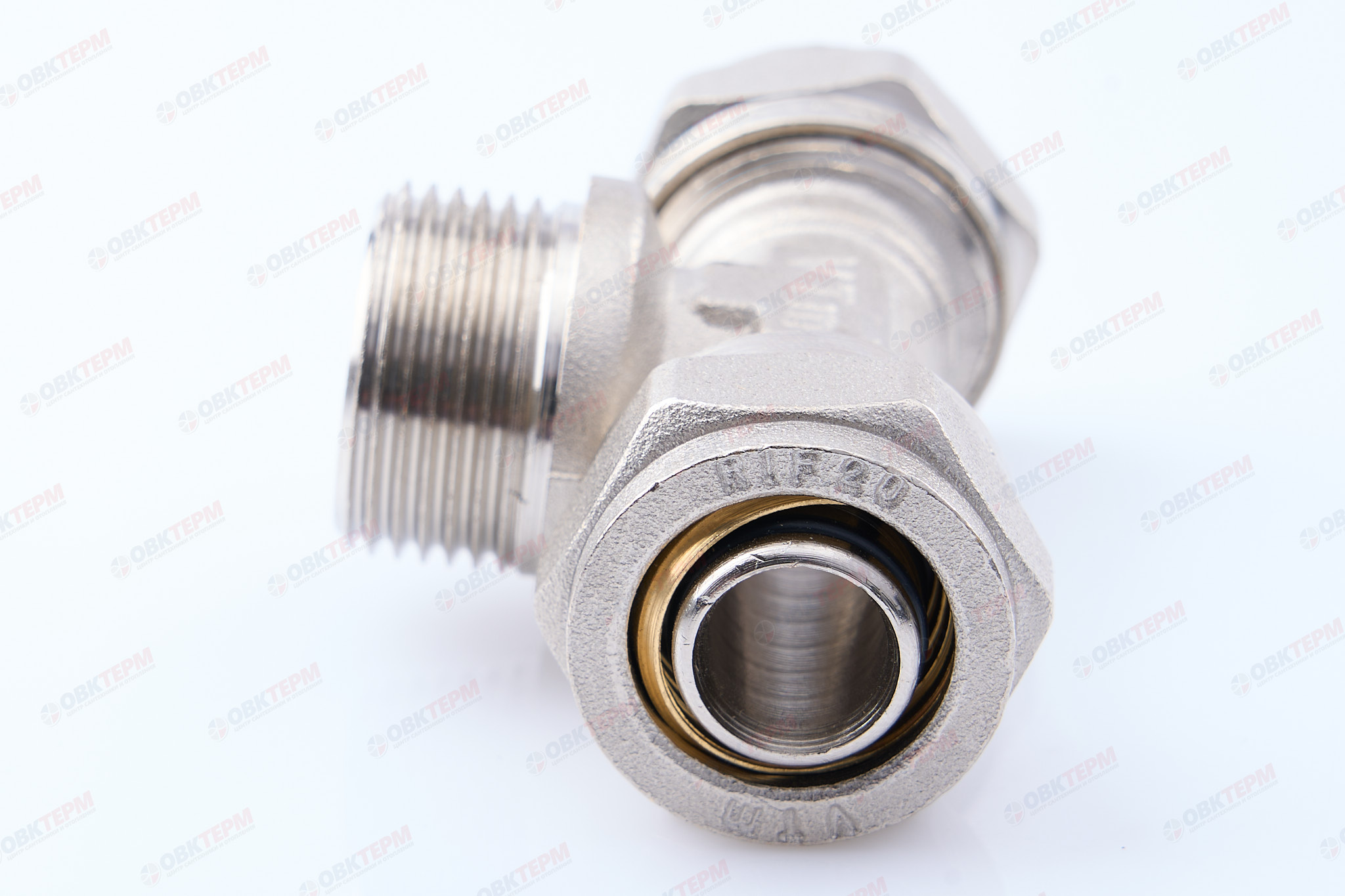 Тройник  обжимной  Valtec с переходом на нар. р. 20*3/4     (10уп/40ящ) - миниатюра №5