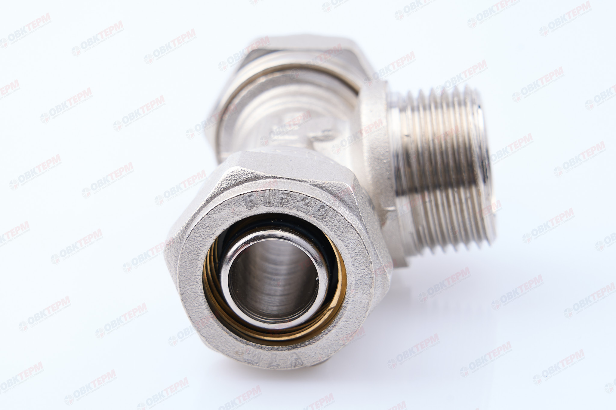 Тройник  обжимной  Valtec с переходом на нар. р. 20*3/4     (10уп/40ящ) - миниатюра №6