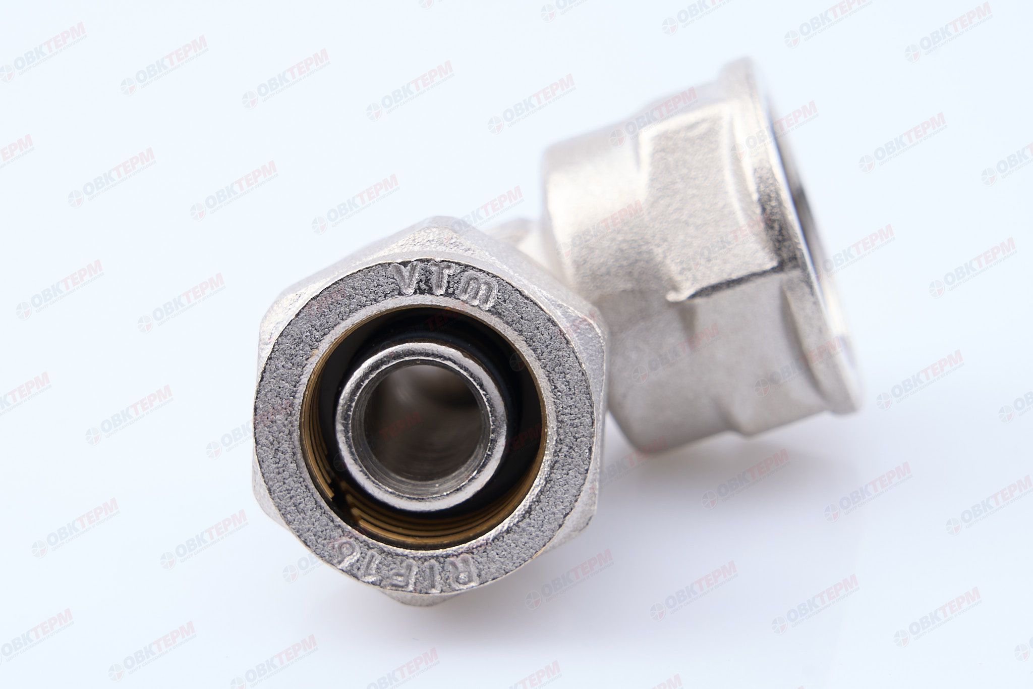 Угольник  обжимной   с переходом на вн. р.  Valtec 16 *  1/2"          (10уп/130ящ) - миниатюра №8