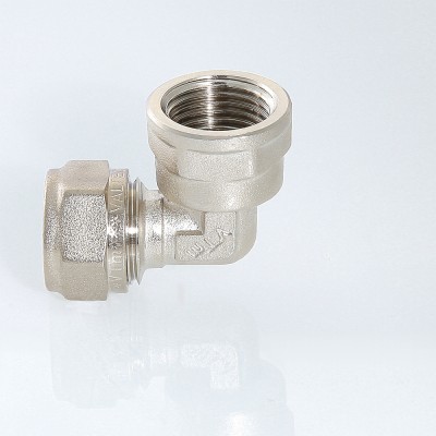 Угольник  обжимной   с переходом на вн. р.  Valtec 16 *  1/2"          (10уп/130ящ) - Изображение №4