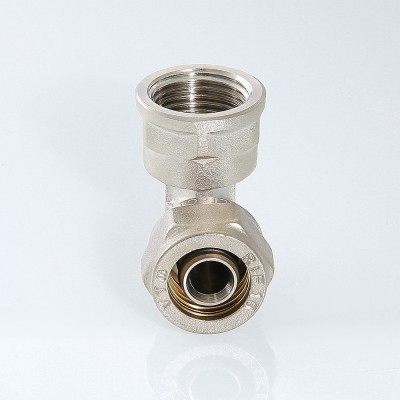 Угольник  обжимной   с переходом на вн. р.  Valtec 16 *  1/2"          (10уп/130ящ) - Изображение №5