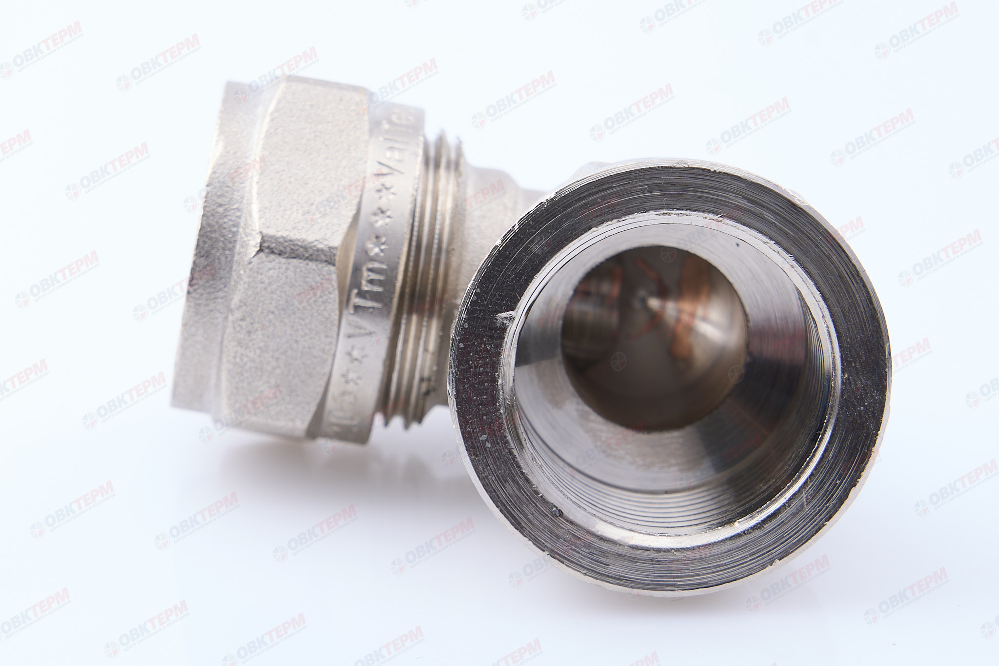 Угольник  обжимной   с переходом на вн. р.  Valtec 20 *  3/4"          (10уп/60ящ) - миниатюра №7