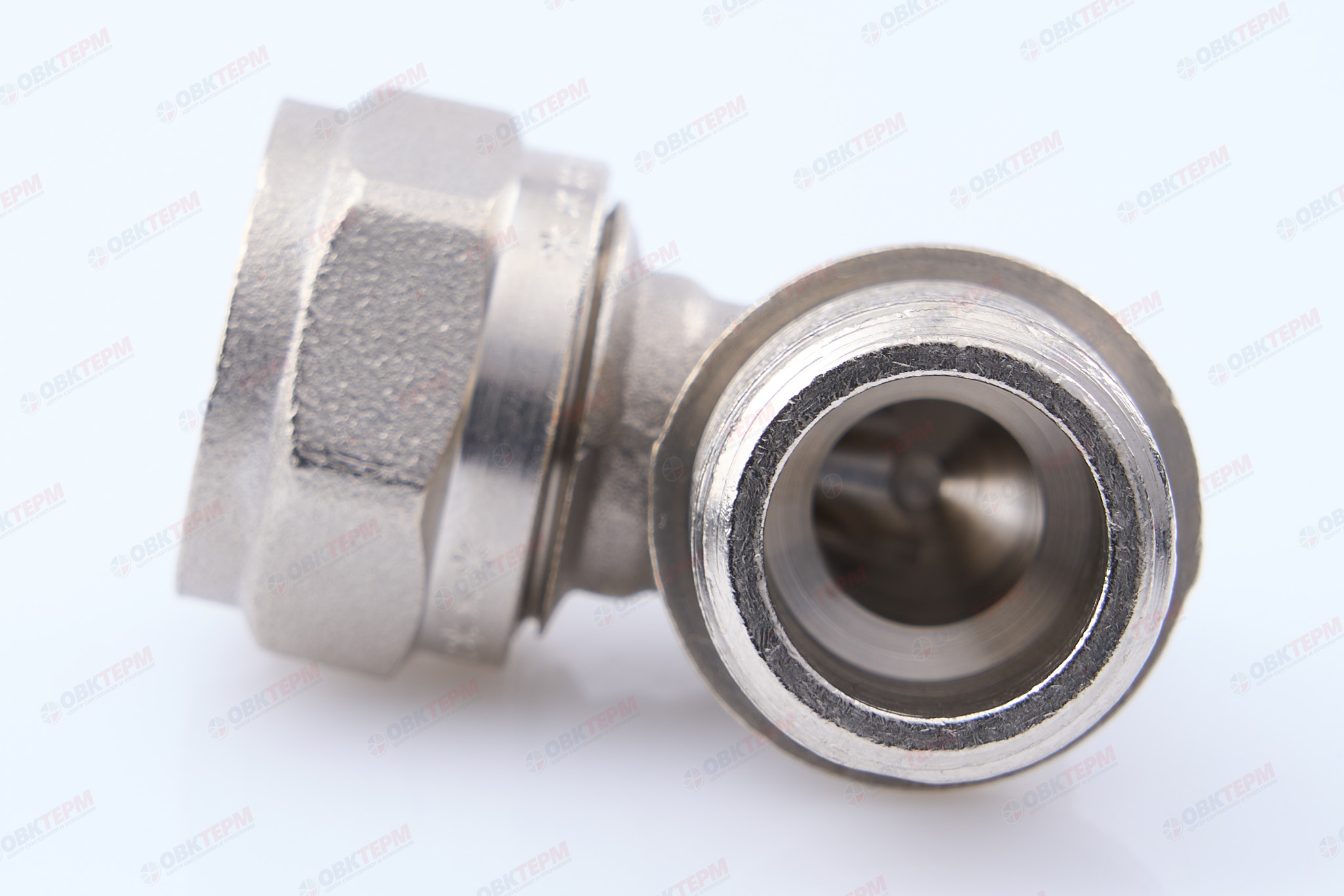 Угольник  обжимной   с переходом на нар. р.  Valtec 16 *  1/2"          (10уп150ящ) - миниатюра №7
