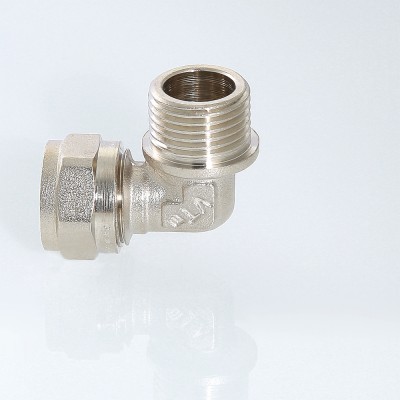 Угольник  обжимной   с переходом на нар. р.  Valtec 16 *  1/2"          (10уп150ящ) - Изображение №4