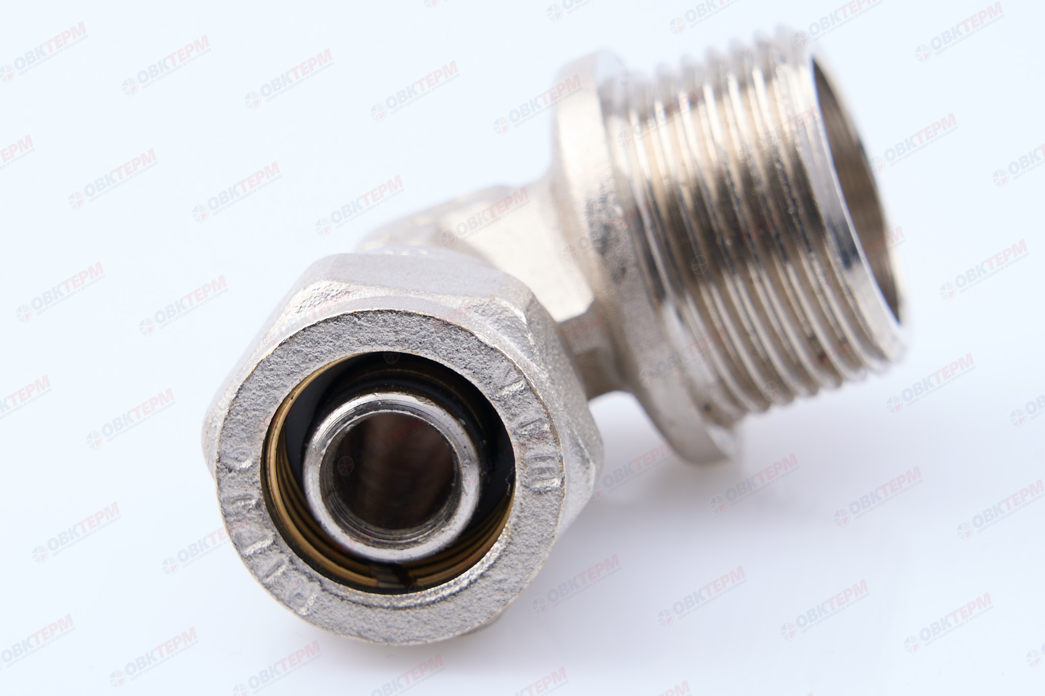 Угольник  обжимной   с переходом на нар. р.  Valtec 16 *  3/4"          (10уп/100ящ) - миниатюра №8