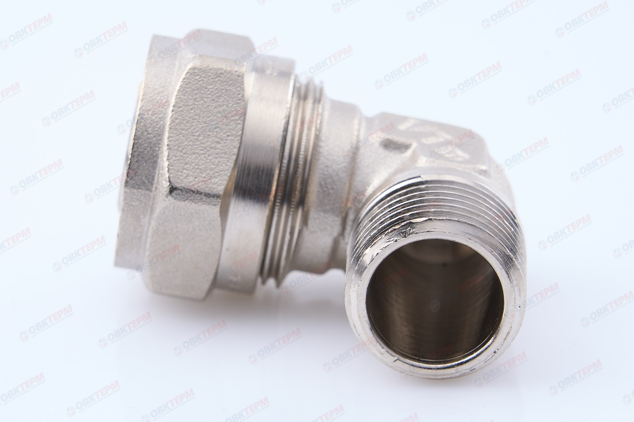 Угольник  обжимной   с переходом на нар. р.  Valtec 20 *  1/2"          (10уп/100ящ) - миниатюра №7