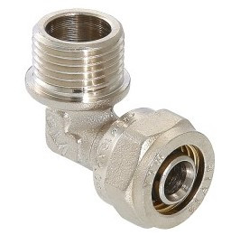 Угольник  обжимной   с переходом на нар. р.  Valtec 20 *  1/2"          (10уп/100ящ) - миниатюра №6