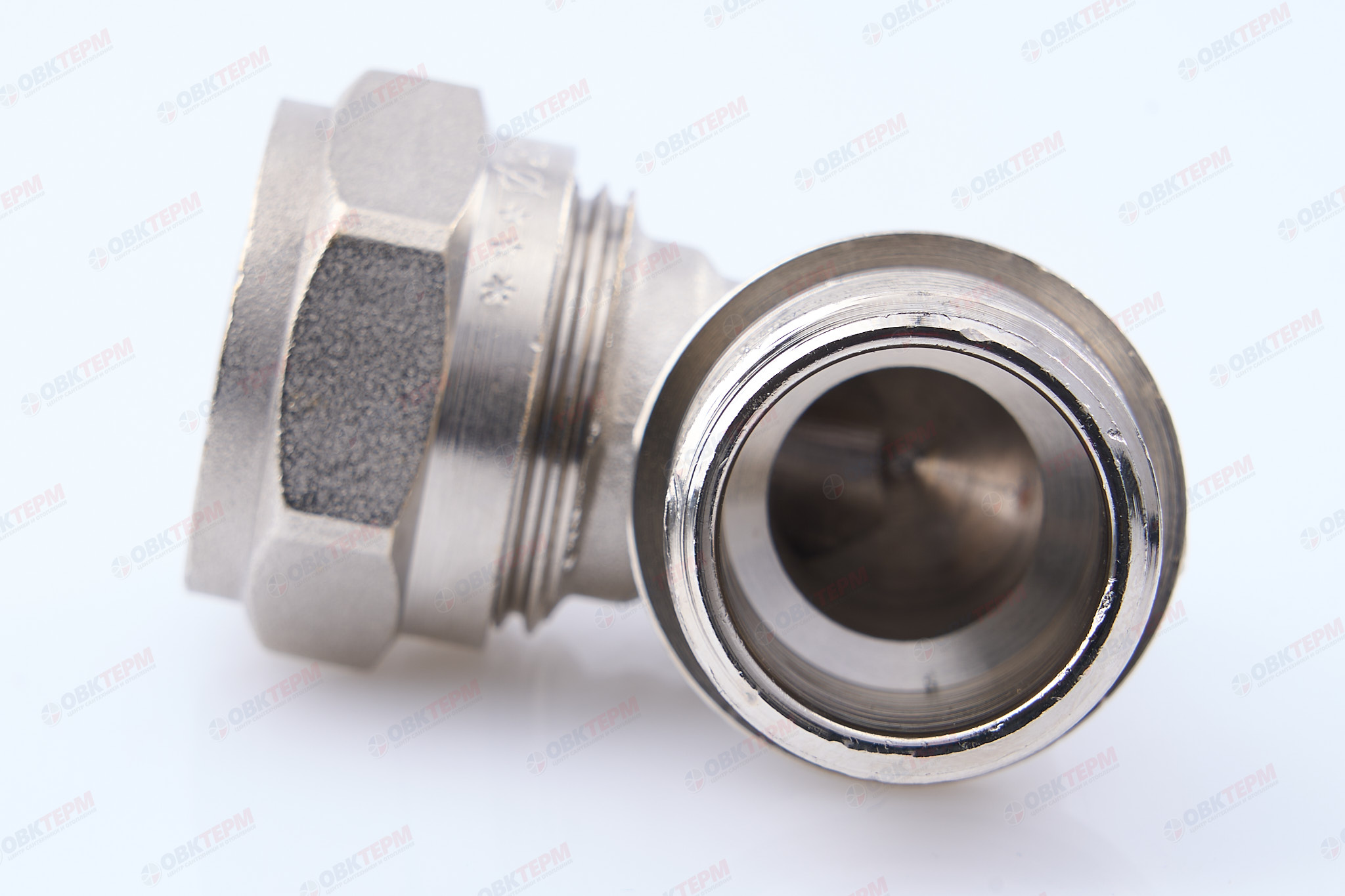 Угольник  обжимной   с переходом на нар. р.  Valtec 20 *  3/4"      (10уп/70ящ) - миниатюра №7
