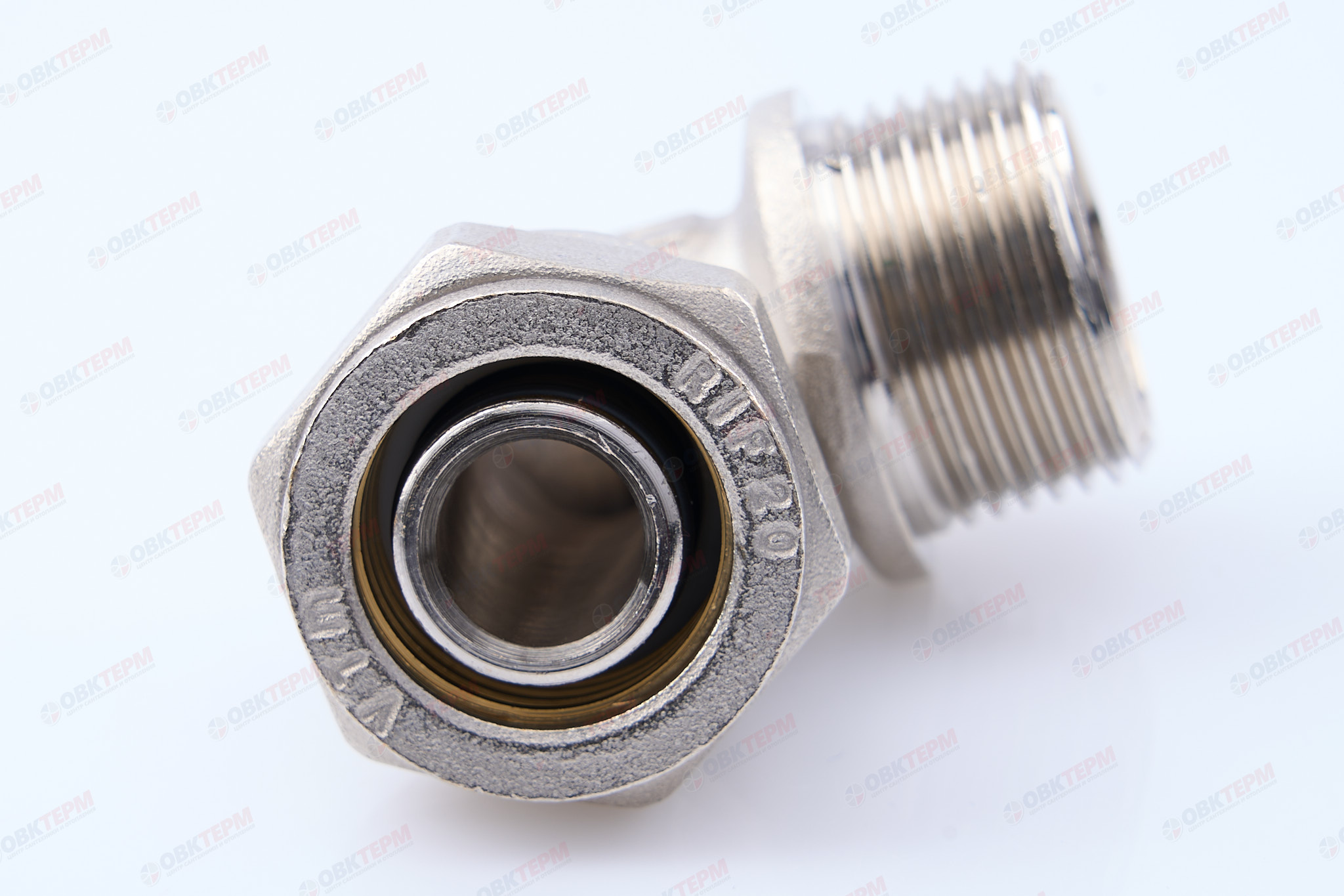 Угольник  обжимной   с переходом на нар. р.  Valtec 20 *  3/4"      (10уп/70ящ) - миниатюра №8