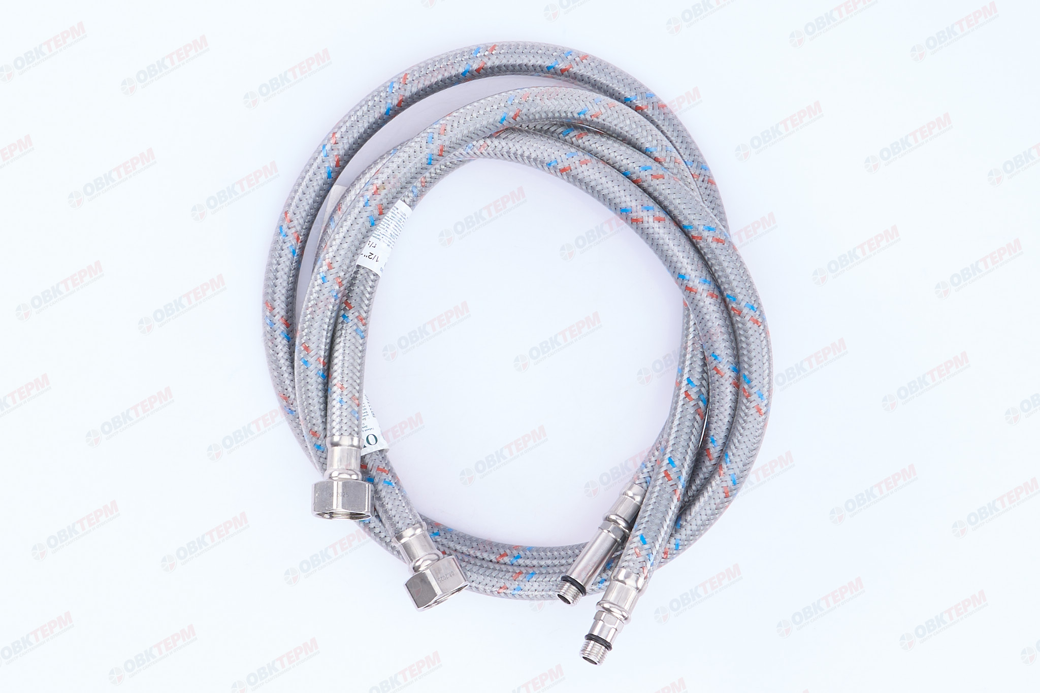 Шланг   1/2" игла,  в силикон. обмотке (пара)     80 см М10  "OVERCON"  (50шт/ящ) - Изображение №3