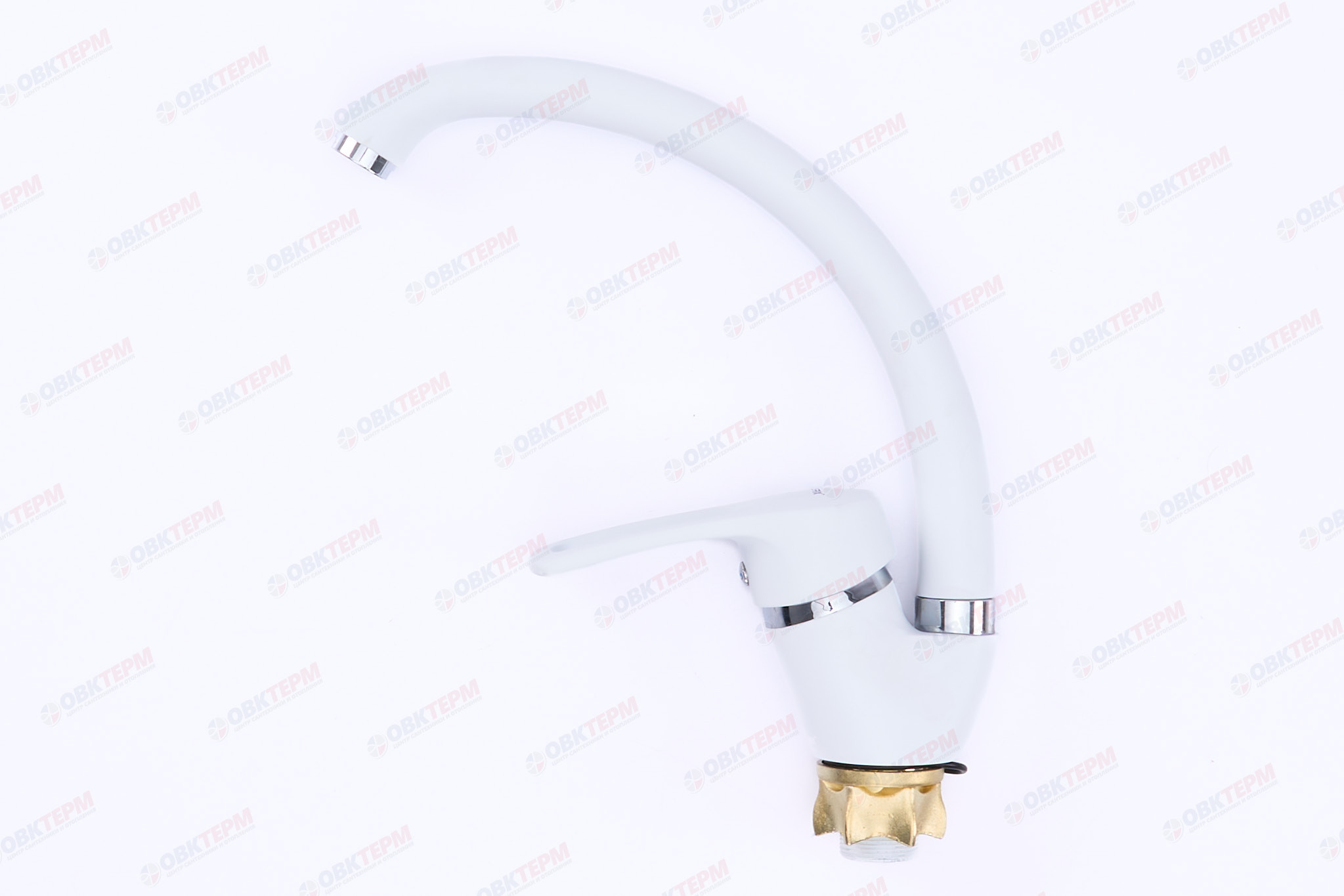 Смеситель д/кухни ZERIX YUB 181 гайка WHITE (10 шт/ящ) - миниатюра №2