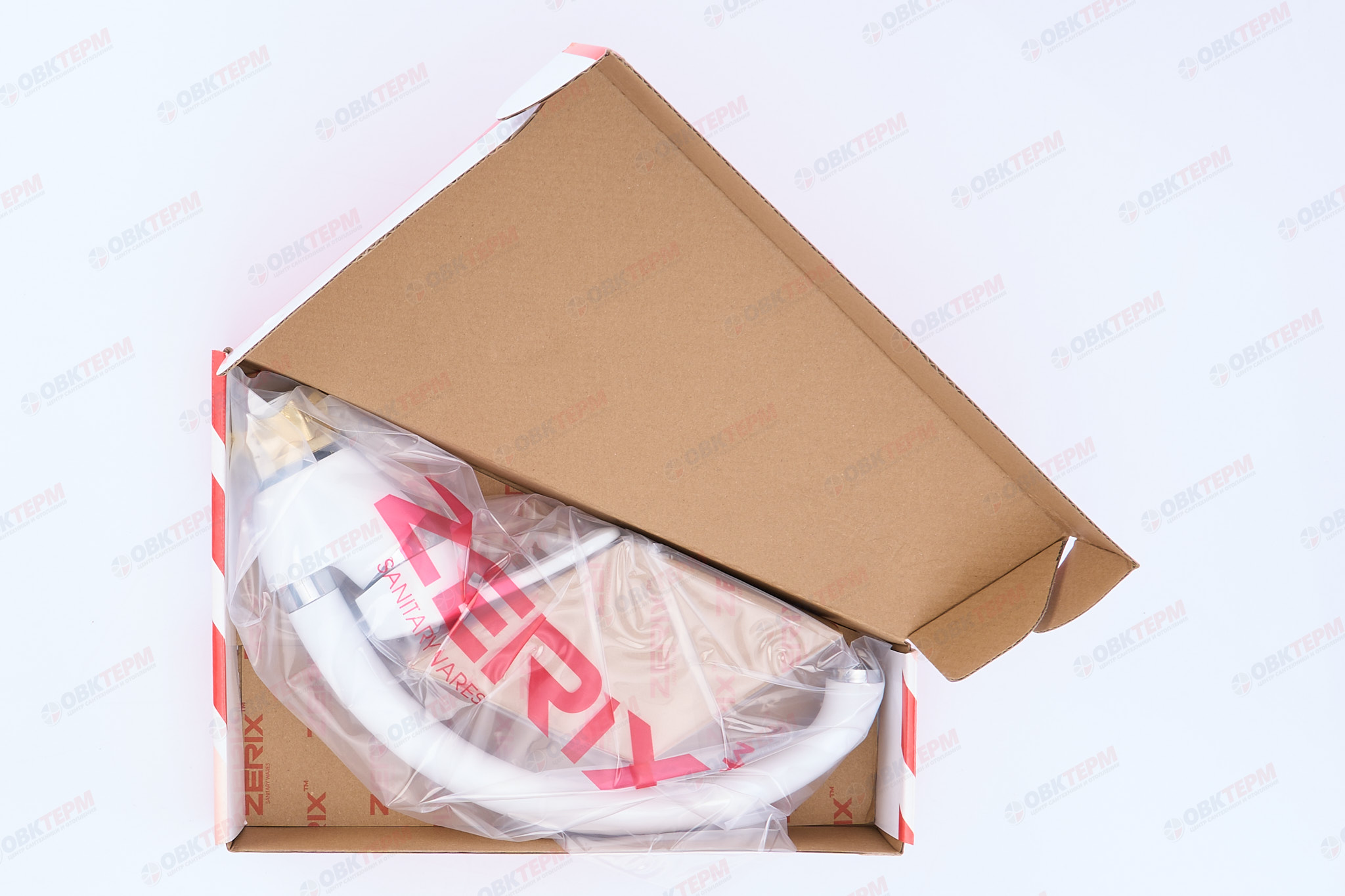 Смеситель д/кухни ZERIX YUB 181 гайка WHITE (10 шт/ящ) - миниатюра №5