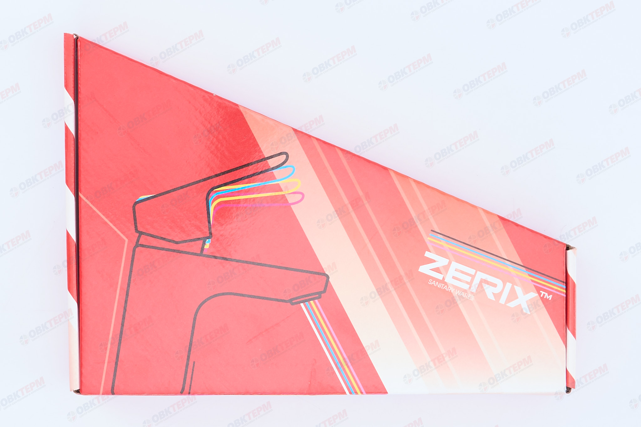 Смеситель д/кухни ZERIX YUB 181 гайка WHITE (10 шт/ящ) - миниатюра №6