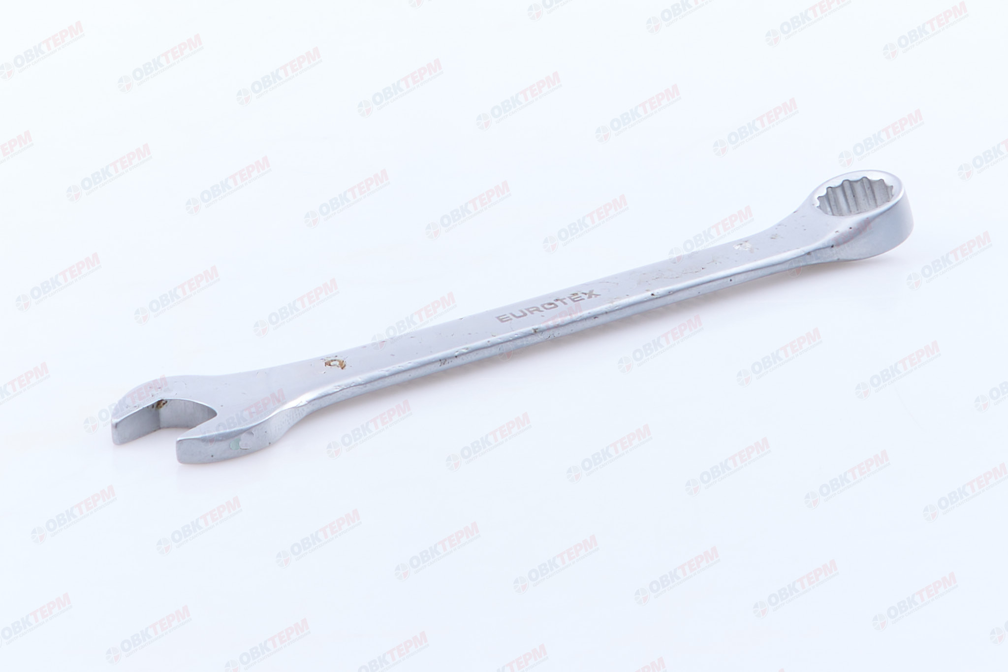 Ключ "EUROTEX" комбинированный CR-V  9 мм матовая полировка - Изображение №2