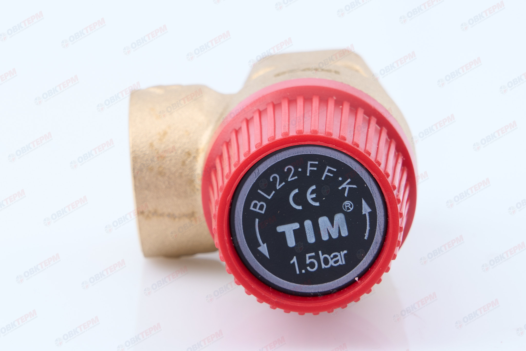 Предохранительный клапан 1/2"  TIM (1.5 bar) вв   (10шт/60ящ) - миниатюра №7