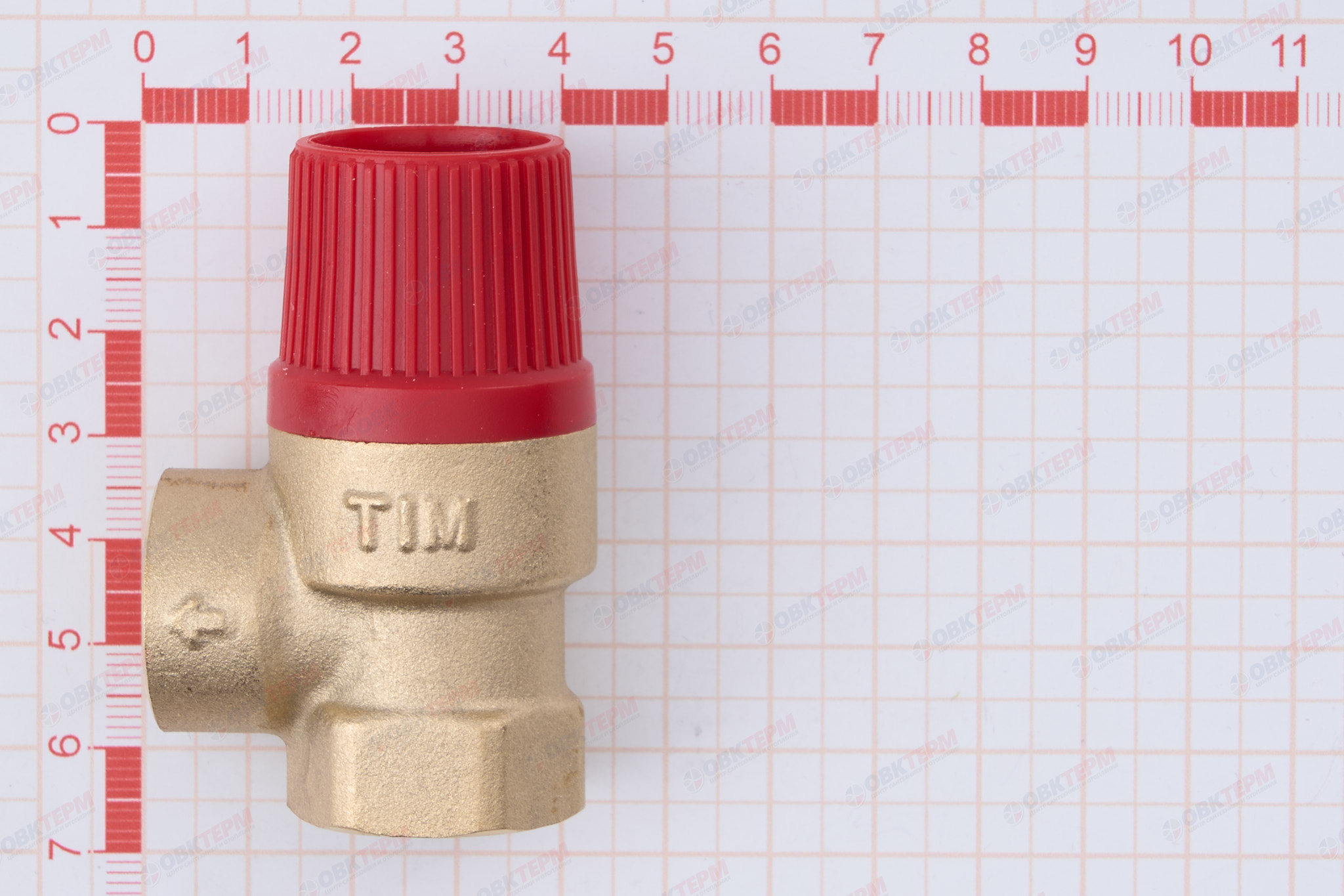 Предохранительный клапан 1/2"  TIM (1.5 bar) вв   (10шт/60ящ) - миниатюра №8