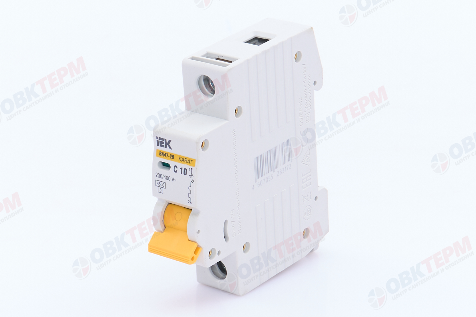 Выключатель автоматический модульный 1п C 10А 4.5кА ВА47-29 KARAT IEK - Изображение №2