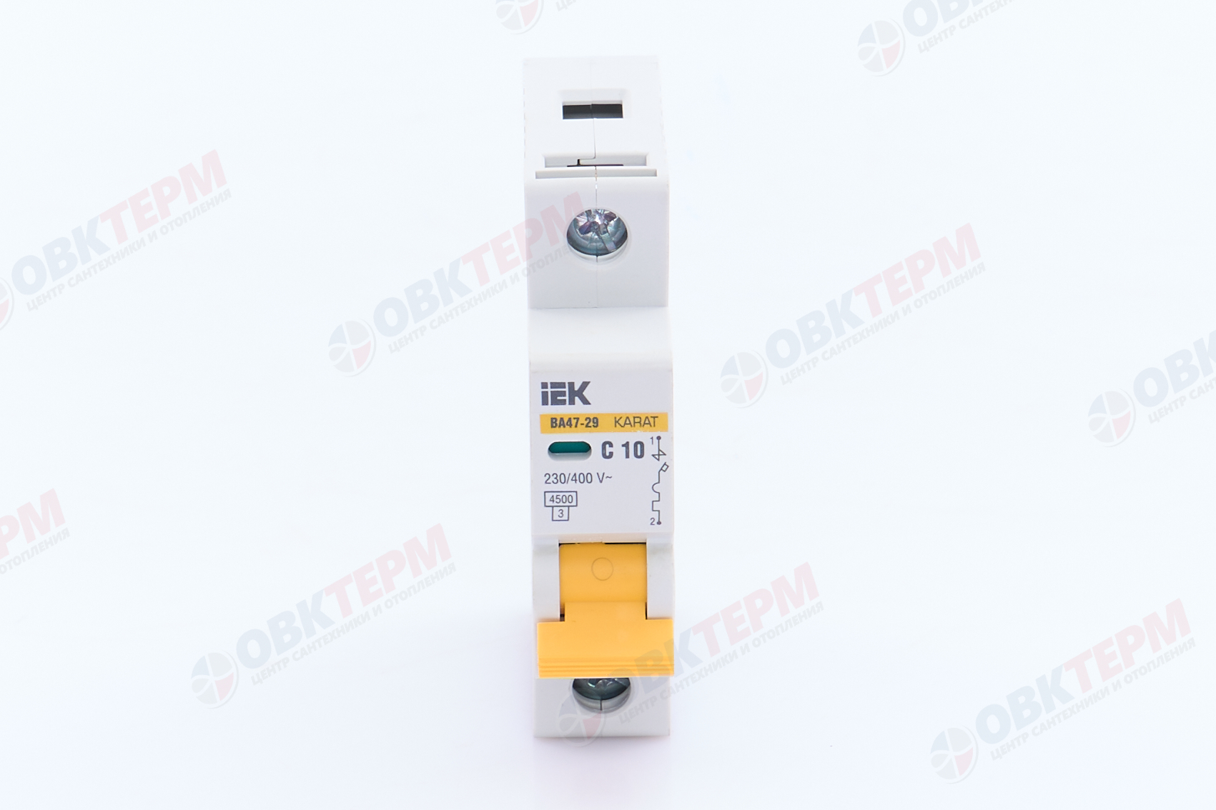 Выключатель автоматический модульный 1п C 10А 4.5кА ВА47-29 KARAT IEK - миниатюра №7
