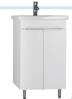 Комплект мебели 2 в 1: Тумба напольная  503 Толедо с умывальником Breeze 50 - Изображение №1