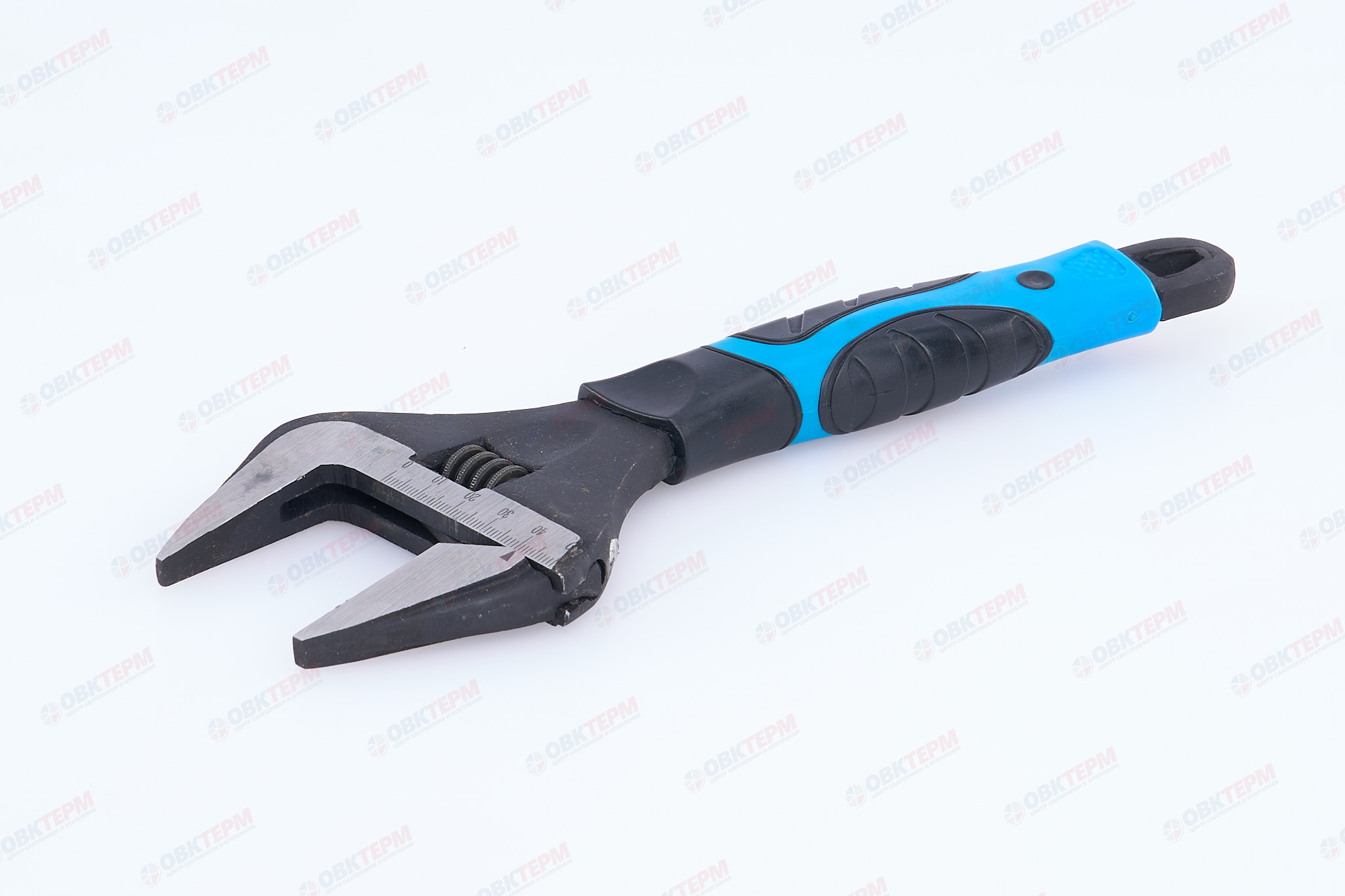 Ключ разводной 250 мм с тонкими губками, 2К рукоятка ТУНДРА - Изображение №2