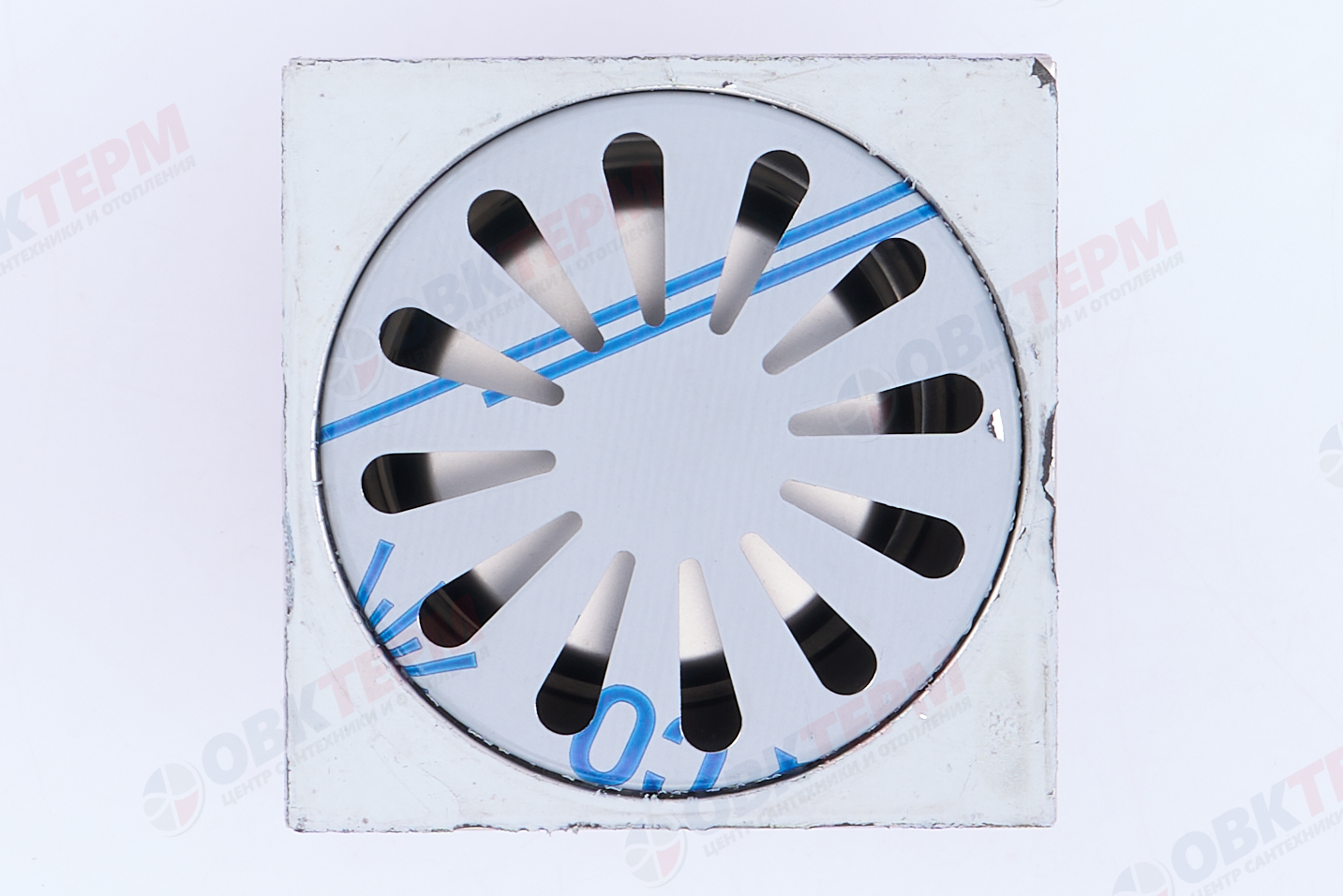 Трап 50 вертикальный  10*10 нерж TIM BAD021001 (1/20) - Изображение №2