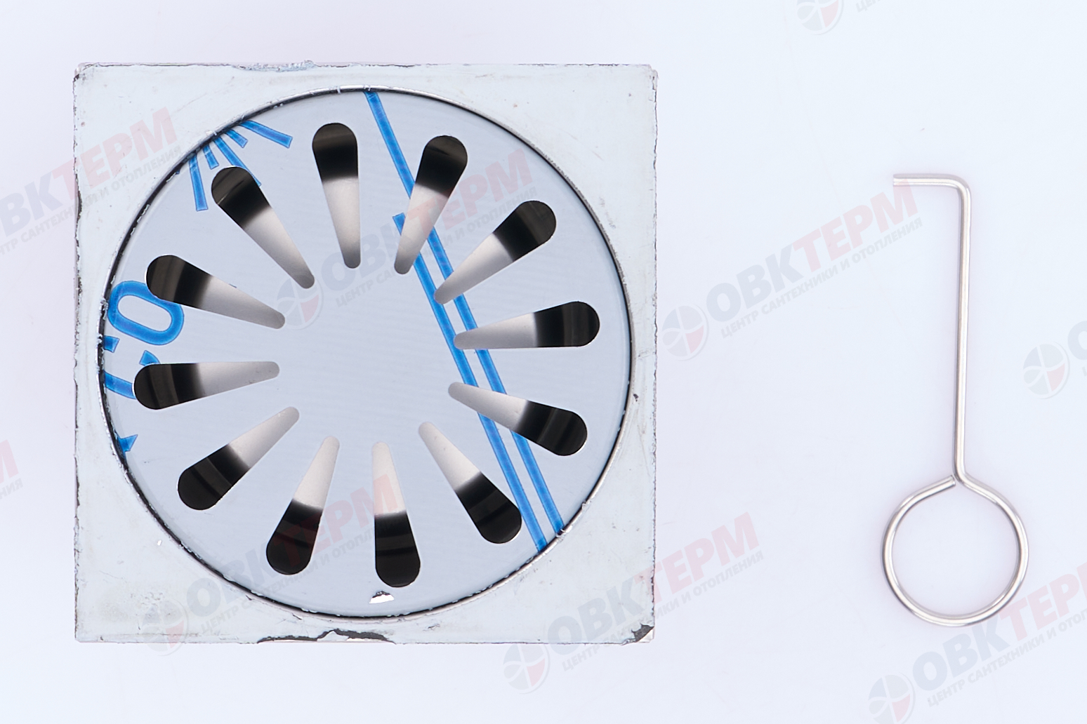 Трап 50 вертикальный  10*10 нерж TIM BAD021001 (1/20) - Изображение №3