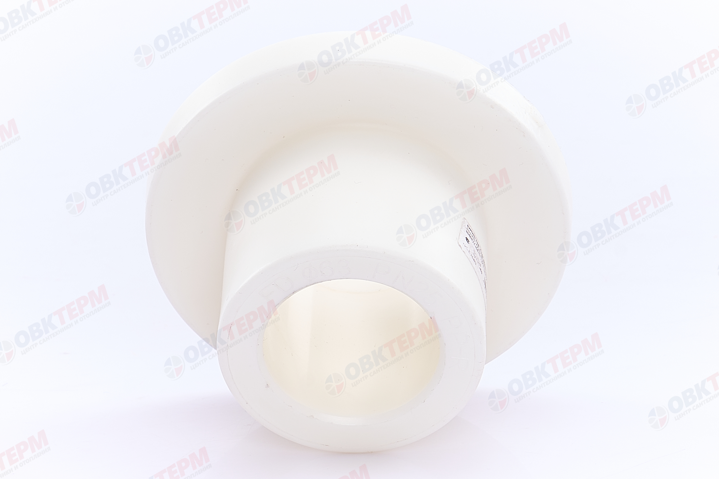 Бурт под стальной фланец  63   БЕЛЫЙ PP-R    (RTP)    (40/1) - Изображение №3
