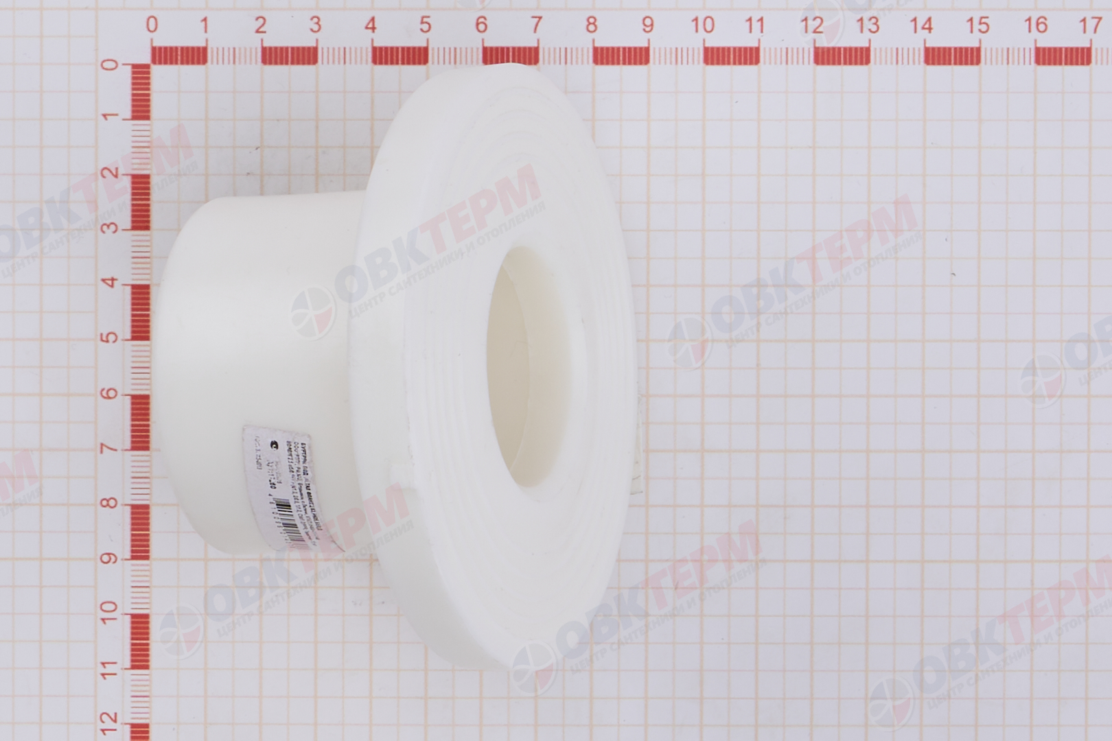 Бурт под стальной фланец  63   БЕЛЫЙ PP-R    (RTP)    (40/1) - миниатюра №6